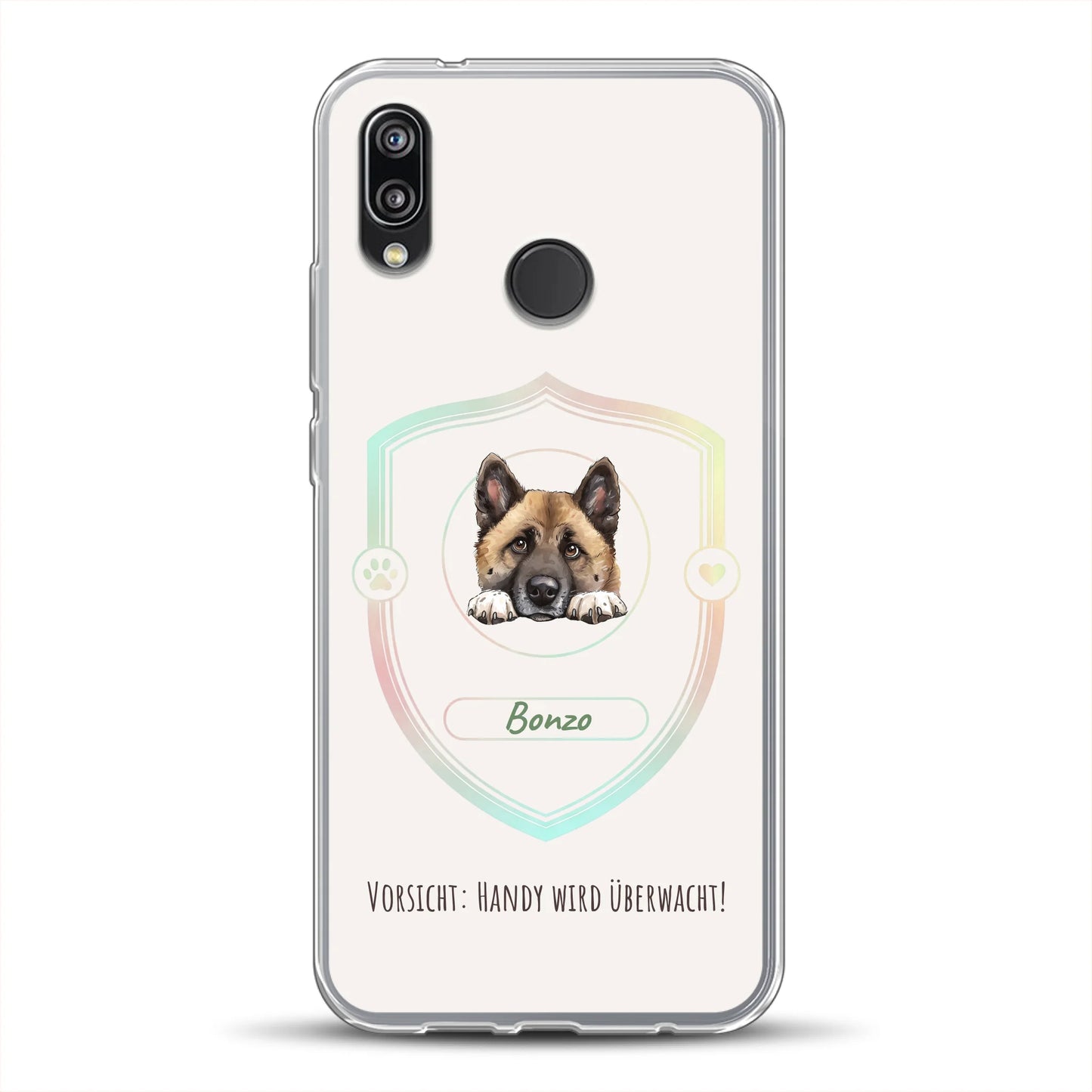 Vorsicht: Handy wird überwacht! - Individuelle Handyhülle für Huawei