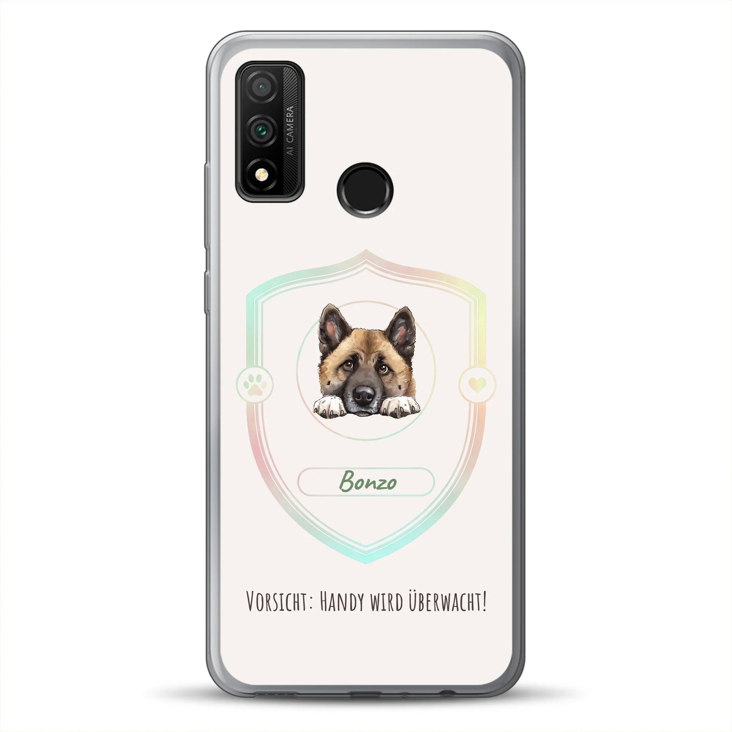 Vorsicht: Handy wird überwacht! - Individuelle Handyhülle für Huawei