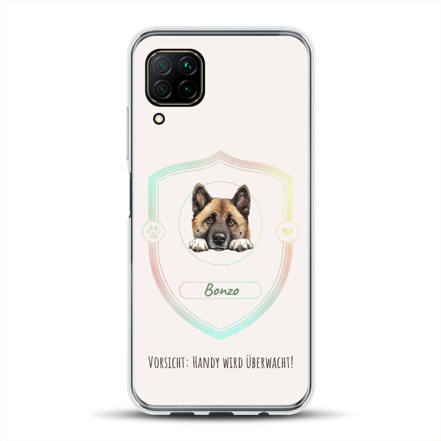 Vorsicht: Handy wird überwacht! - Individuelle Handyhülle für Huawei