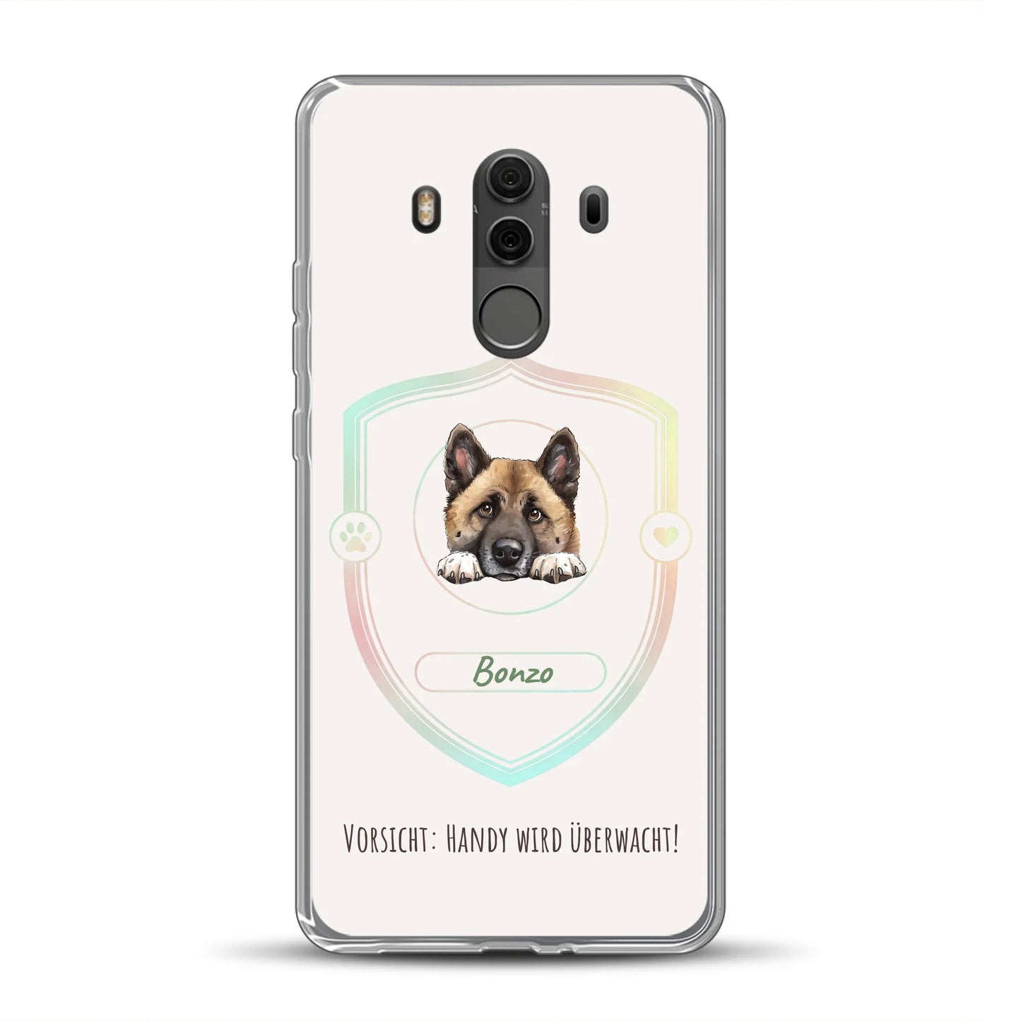 Vorsicht: Handy wird überwacht! - Individuelle Handyhülle für Huawei