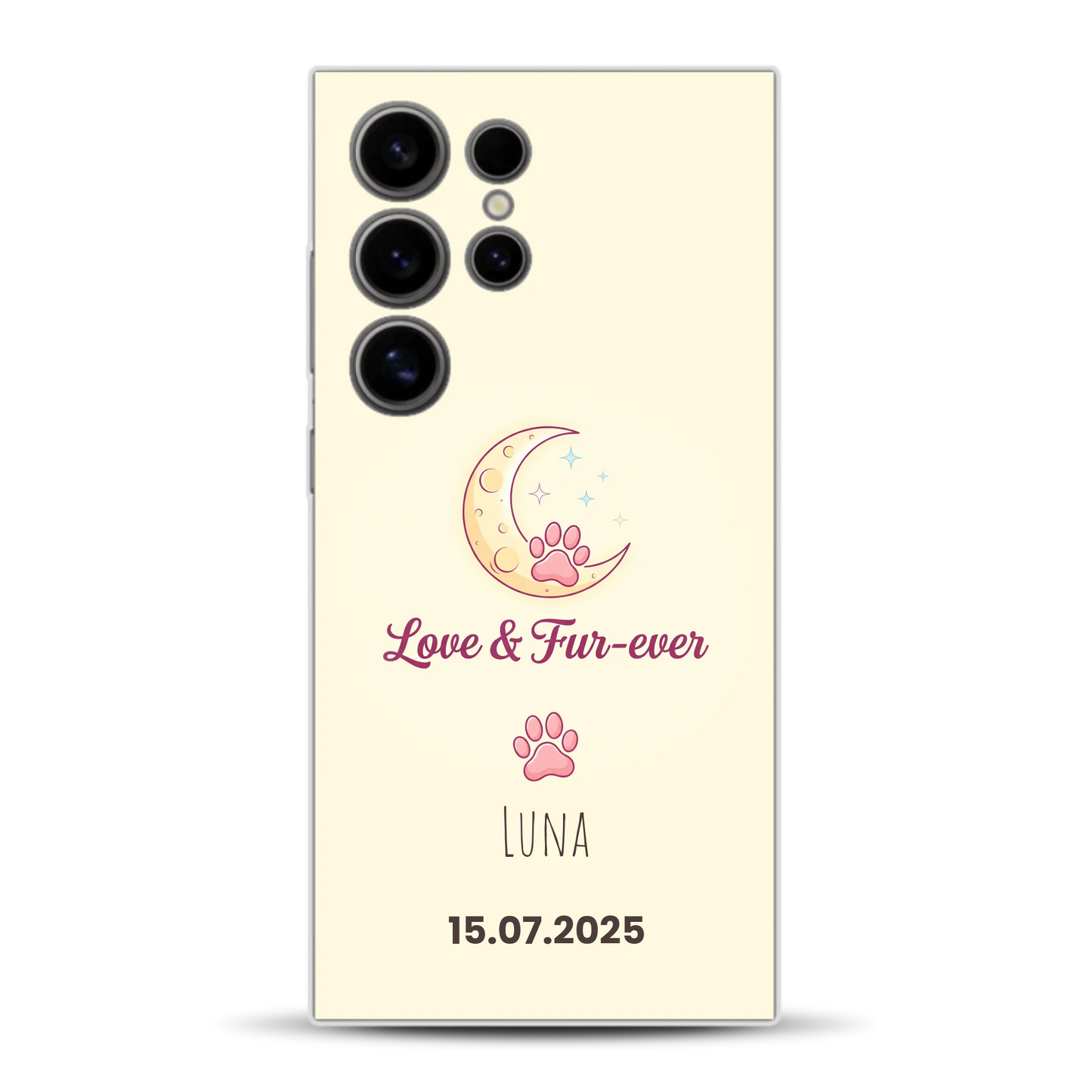 Love & Fur-ever - Individuelle Handyhülle für Samsung