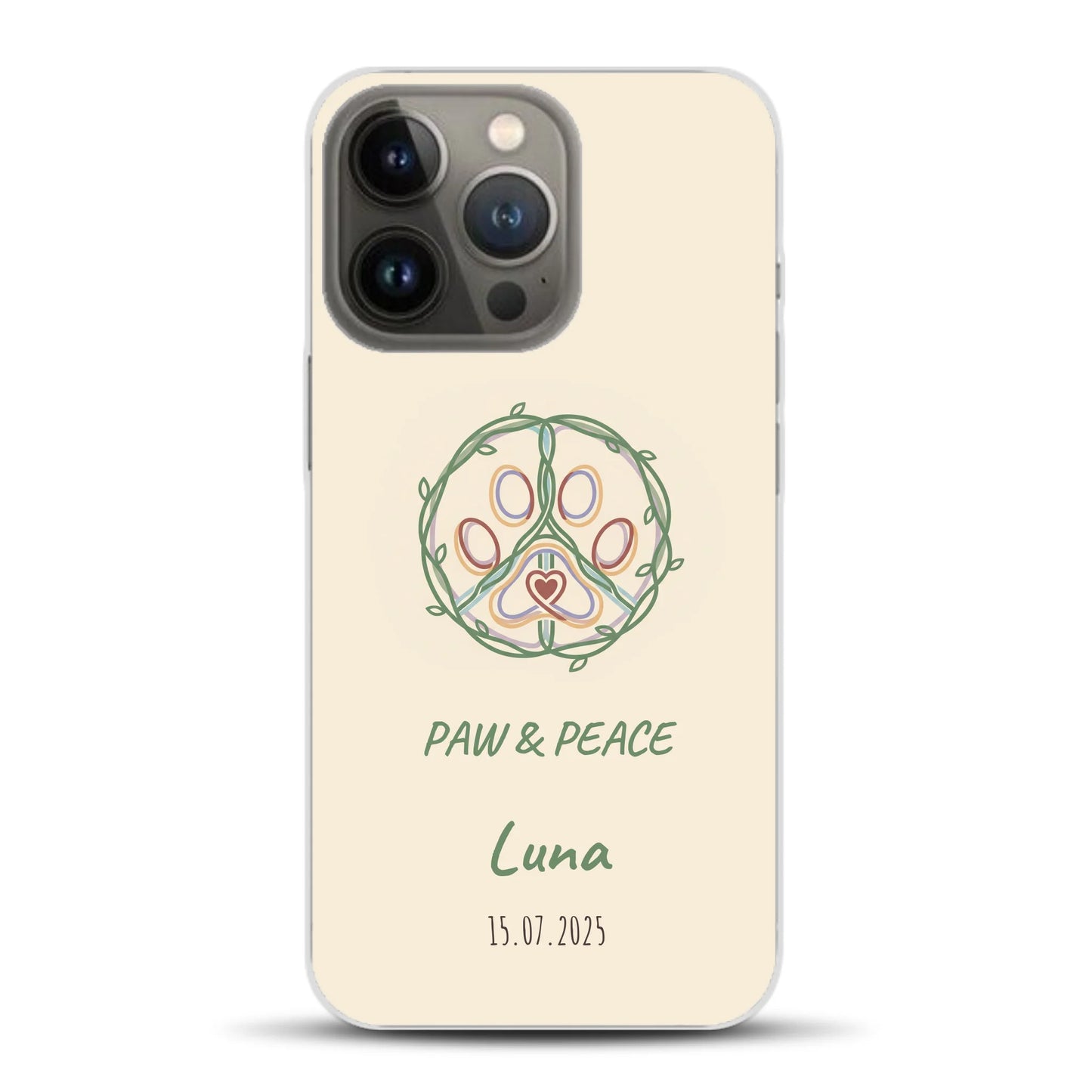 Paw & Peace - Individuelle Handyhülle für iPhone