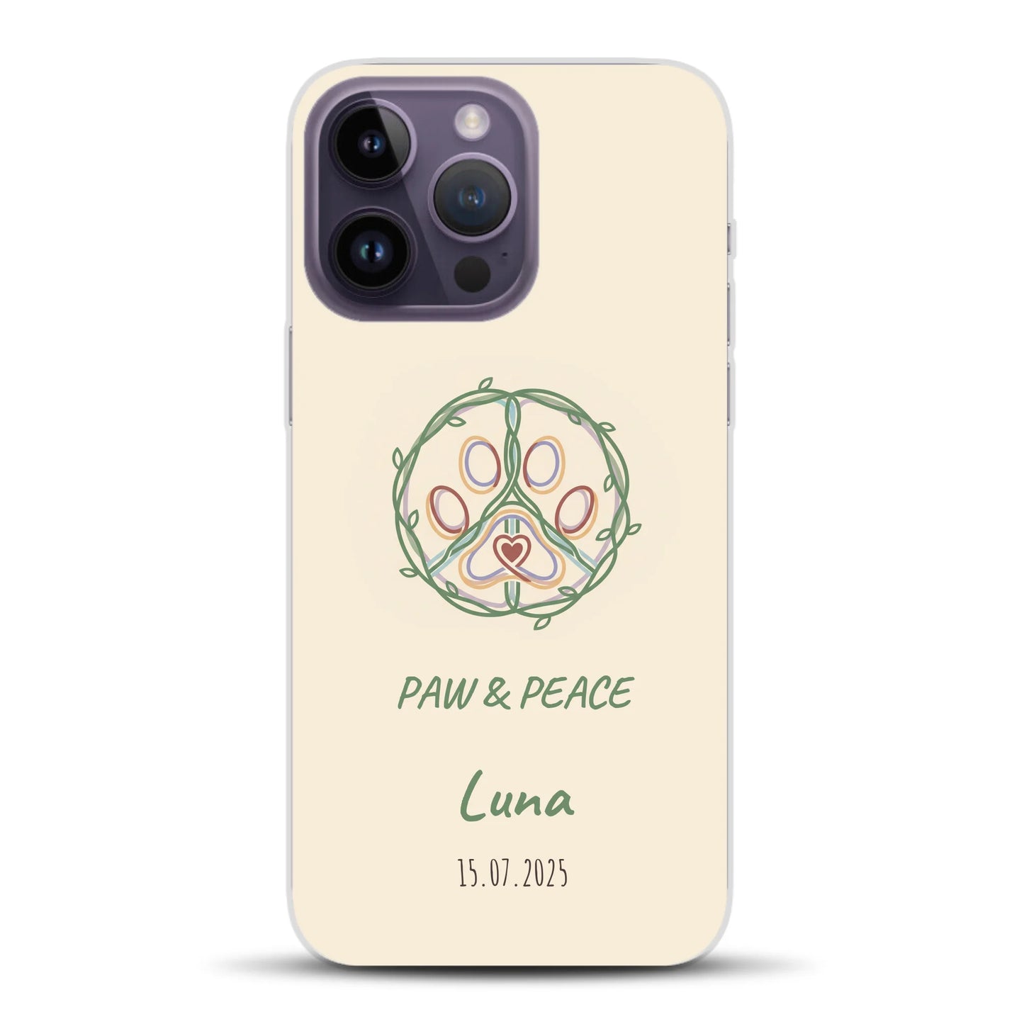 Paw & Peace - Individuelle Handyhülle für iPhone