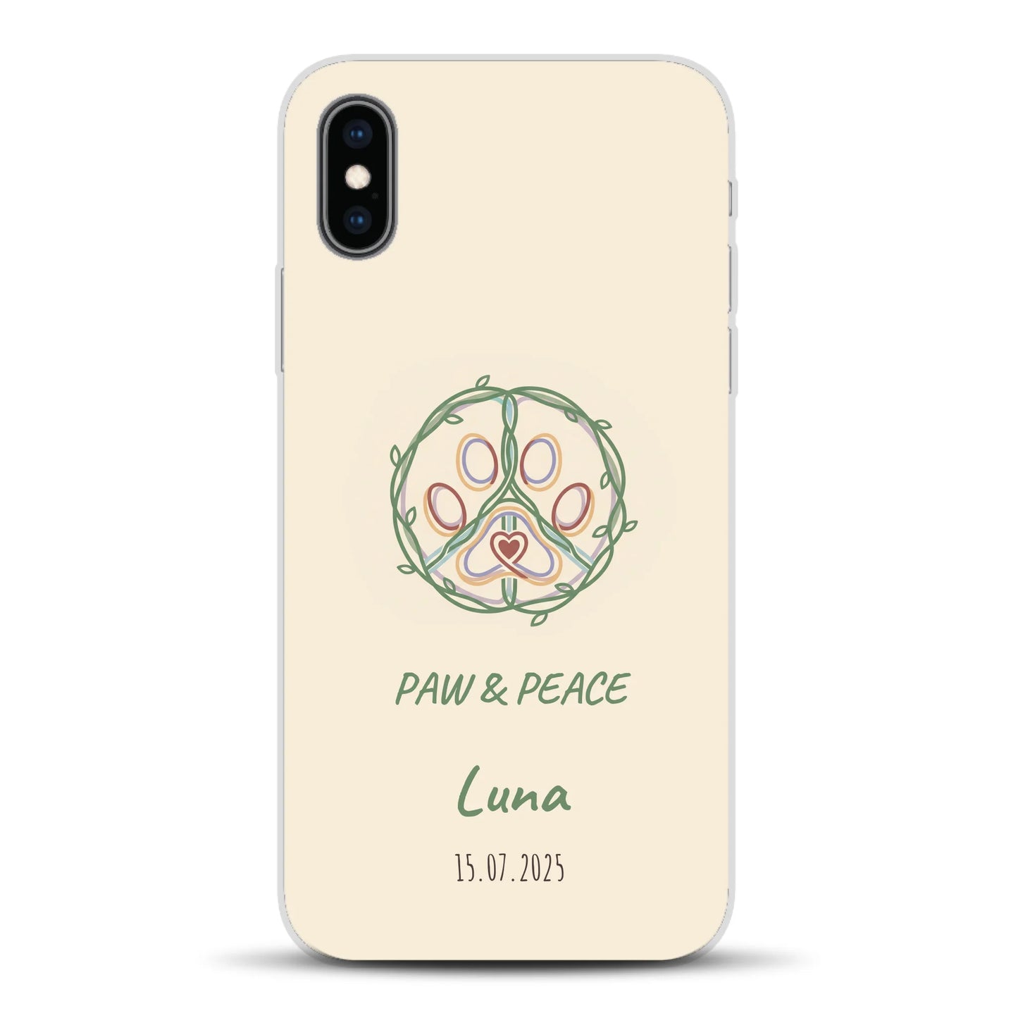Paw & Peace - Individuelle Handyhülle für iPhone