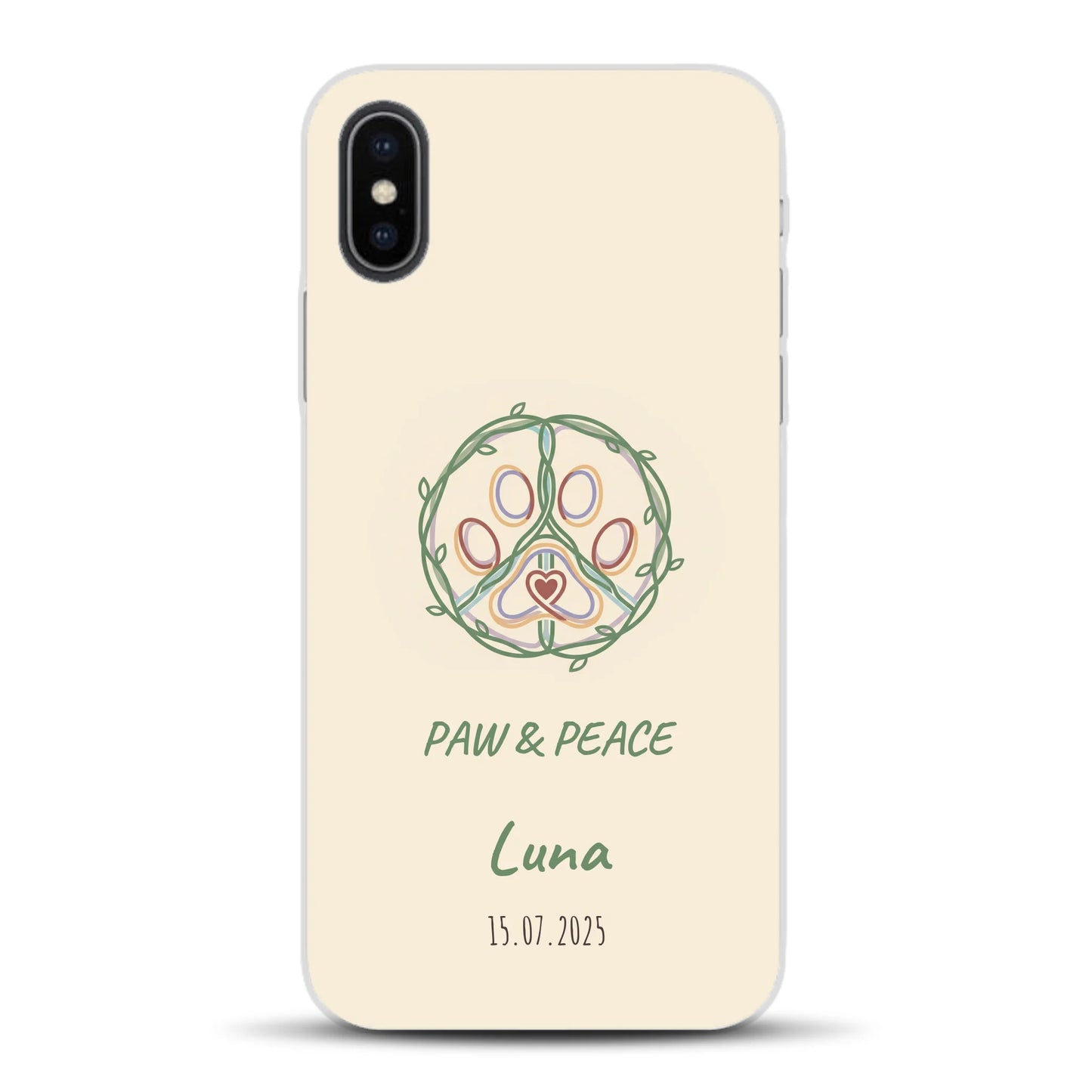Paw & Peace - Individuelle Handyhülle für iPhone