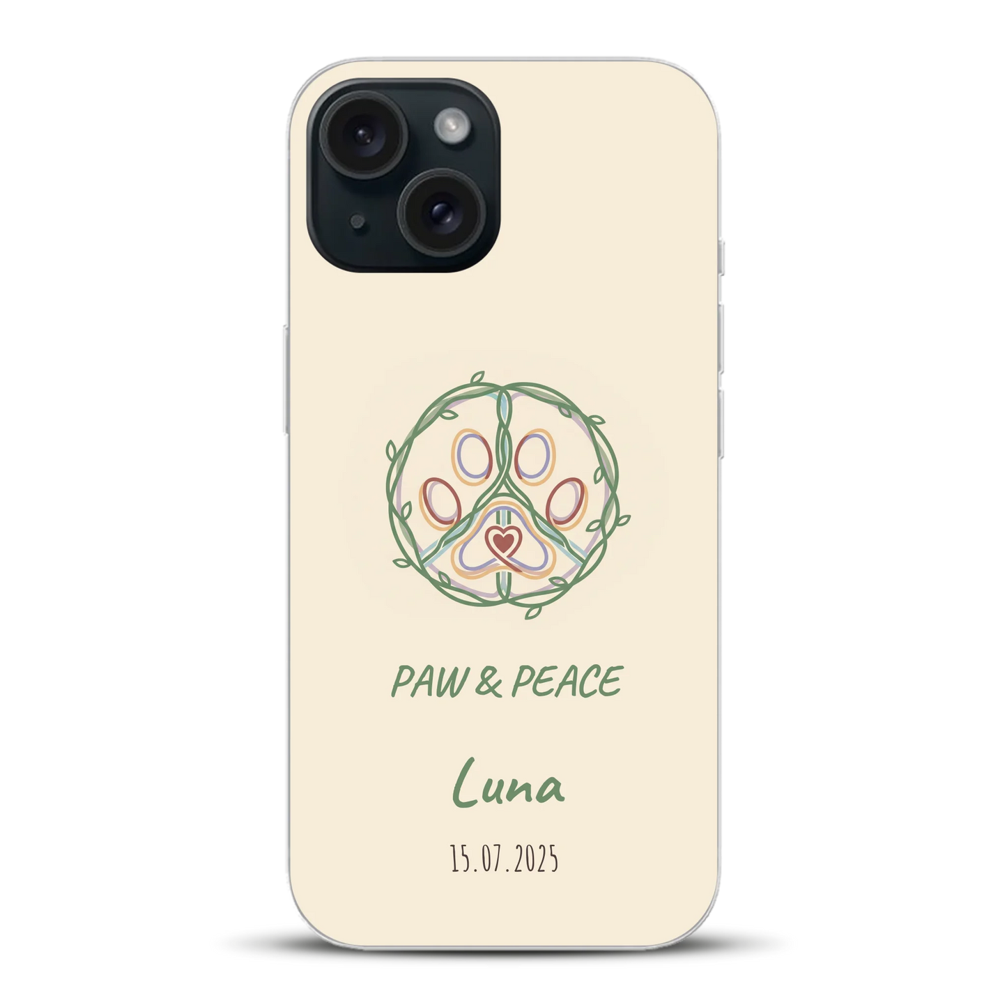 Paw & Peace - Individuelle Handyhülle für iPhone