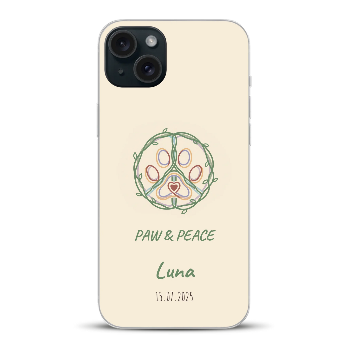 Paw & Peace - Individuelle Handyhülle für iPhone