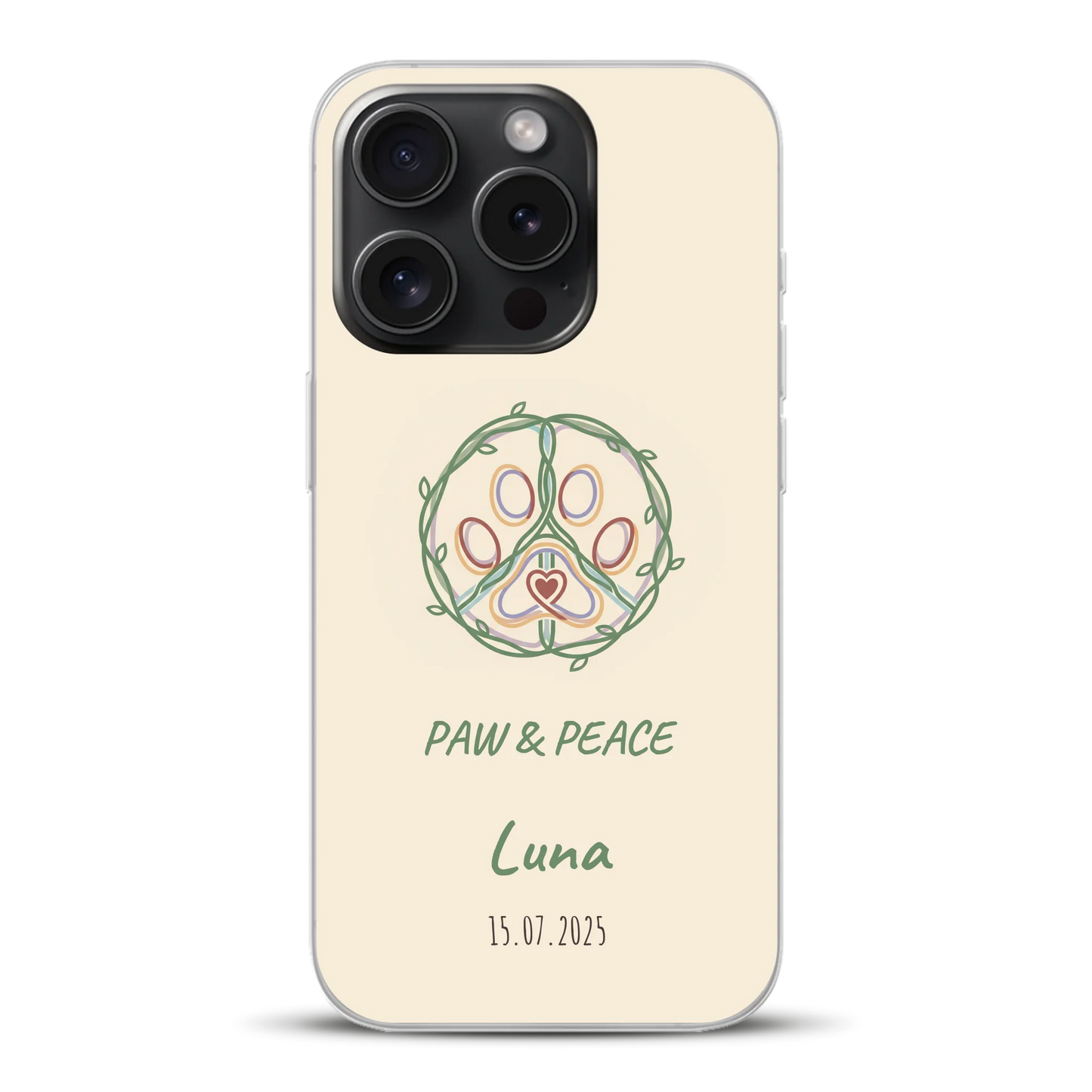 Paw & Peace - Individuelle Handyhülle für iPhone