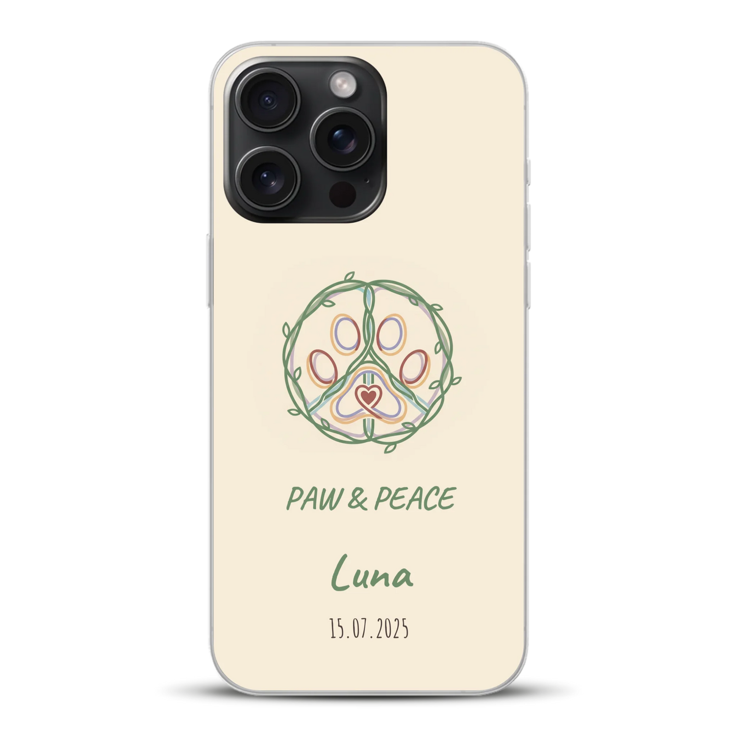 Paw & Peace - Individuelle Handyhülle für iPhone