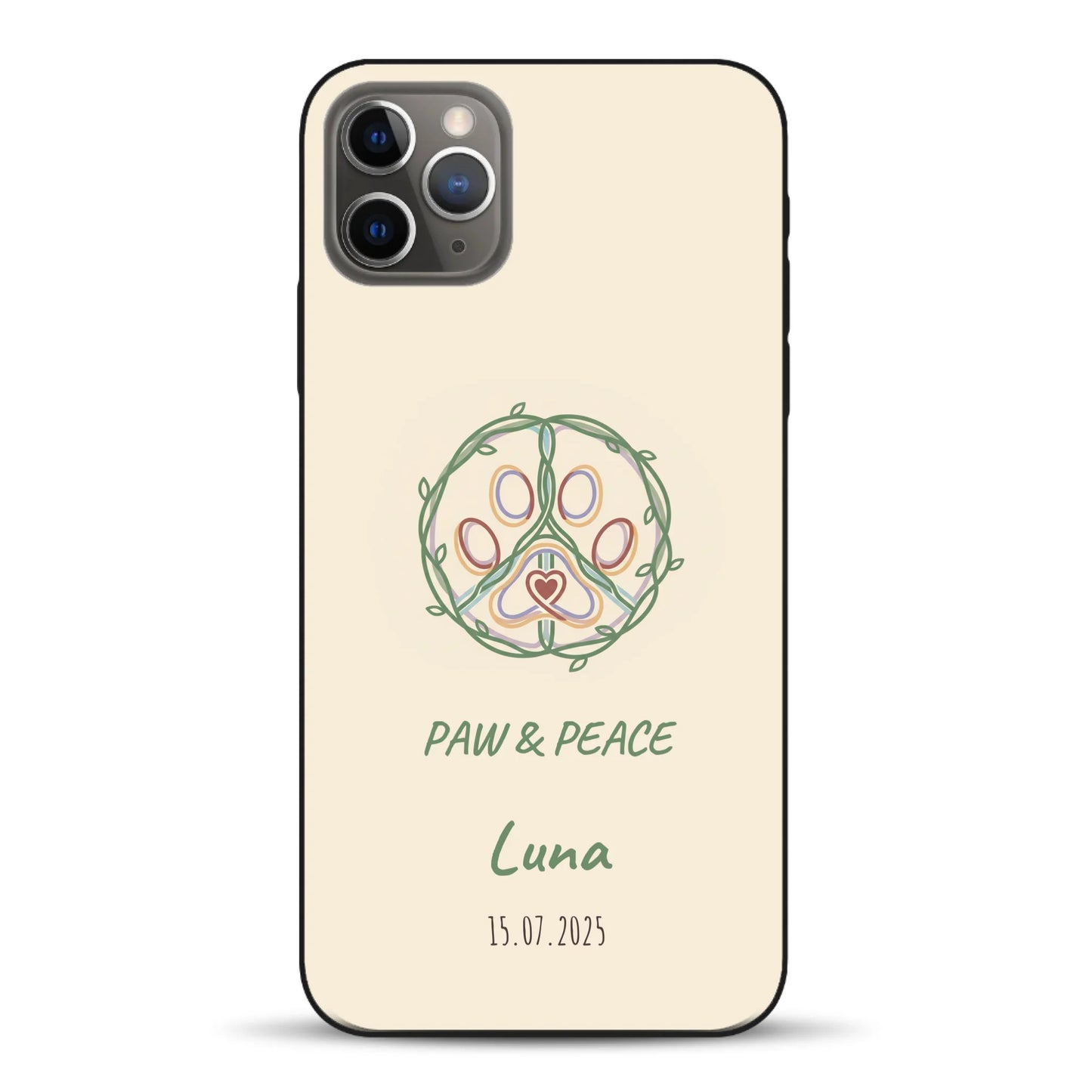 Paw & Peace - Individuelle Handyhülle für iPhone