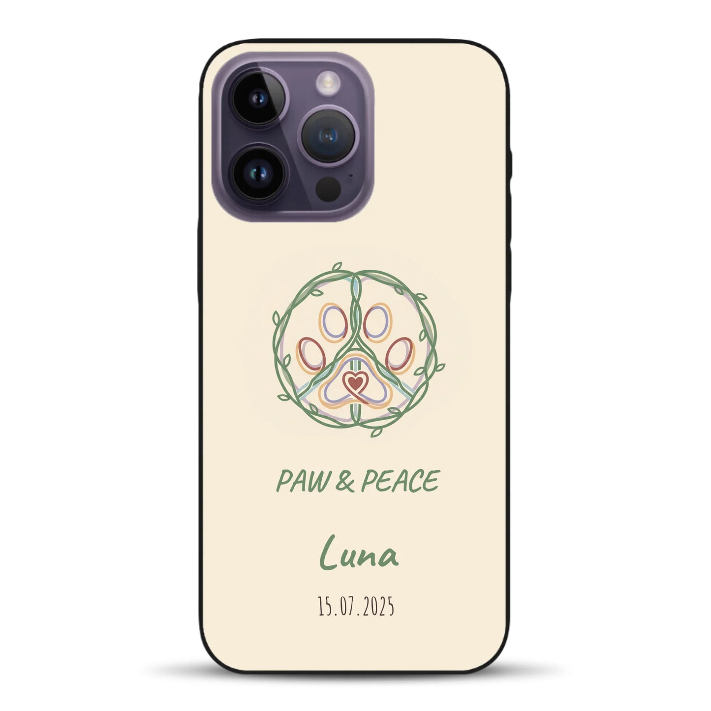Paw & Peace - Individuelle Handyhülle für iPhone