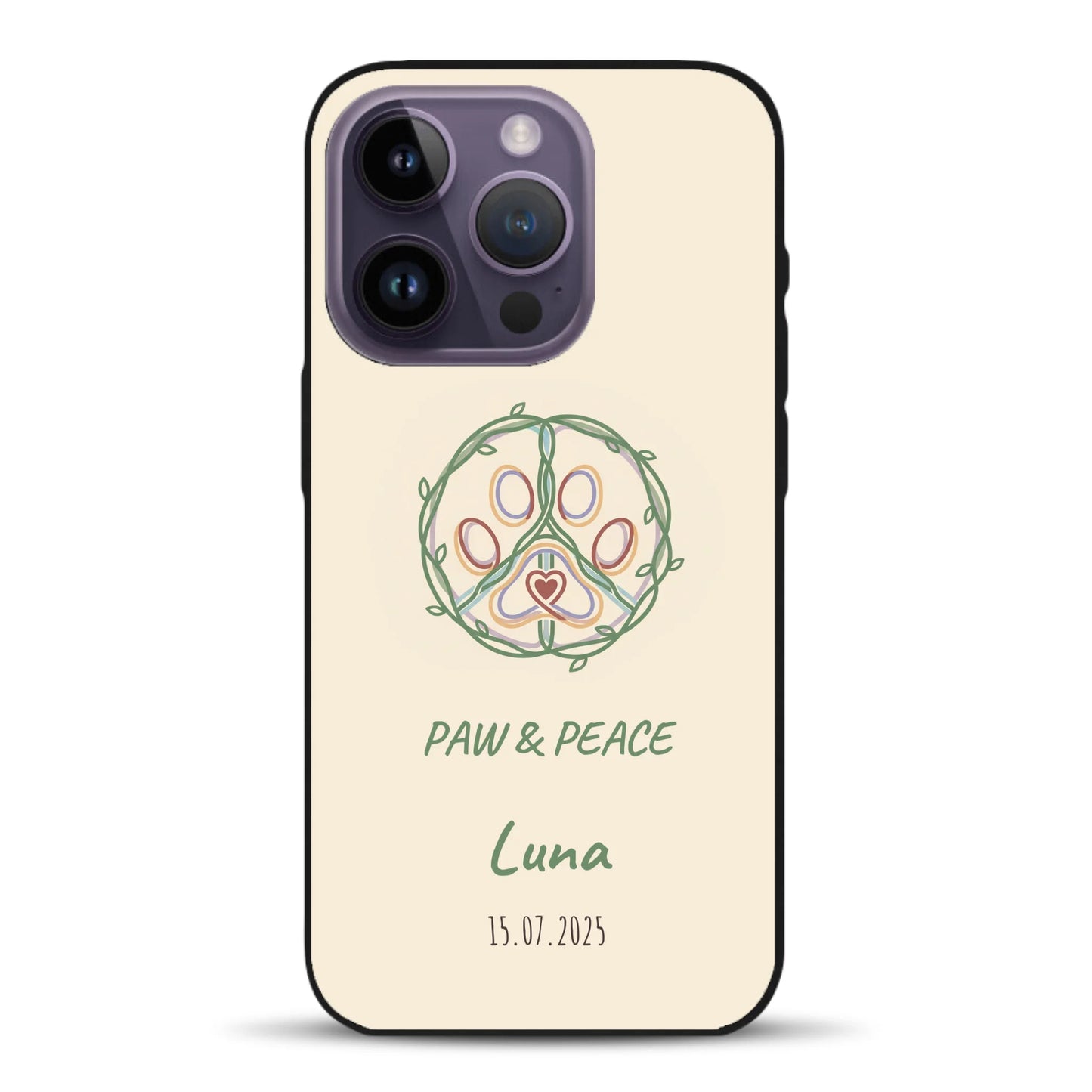 Paw & Peace - Individuelle Handyhülle für iPhone