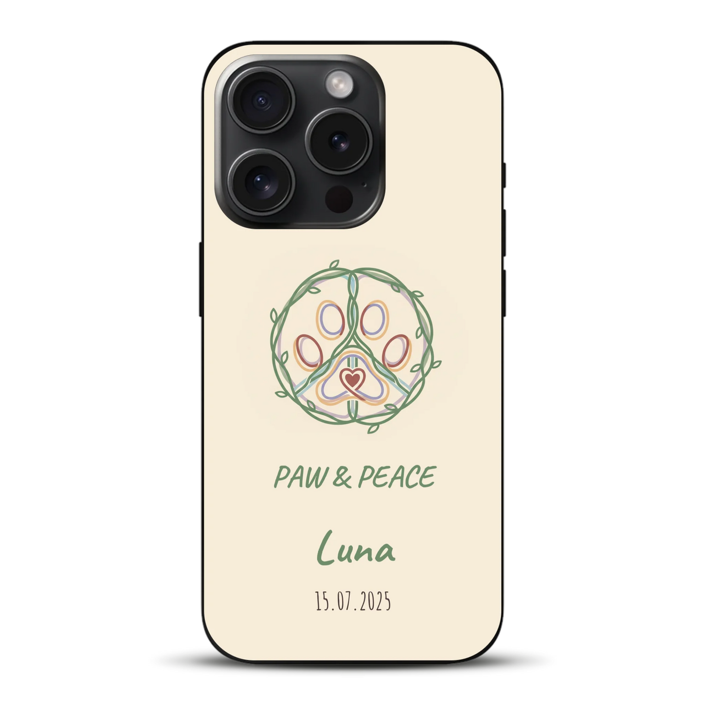 Paw & Peace - Individuelle Handyhülle für iPhone