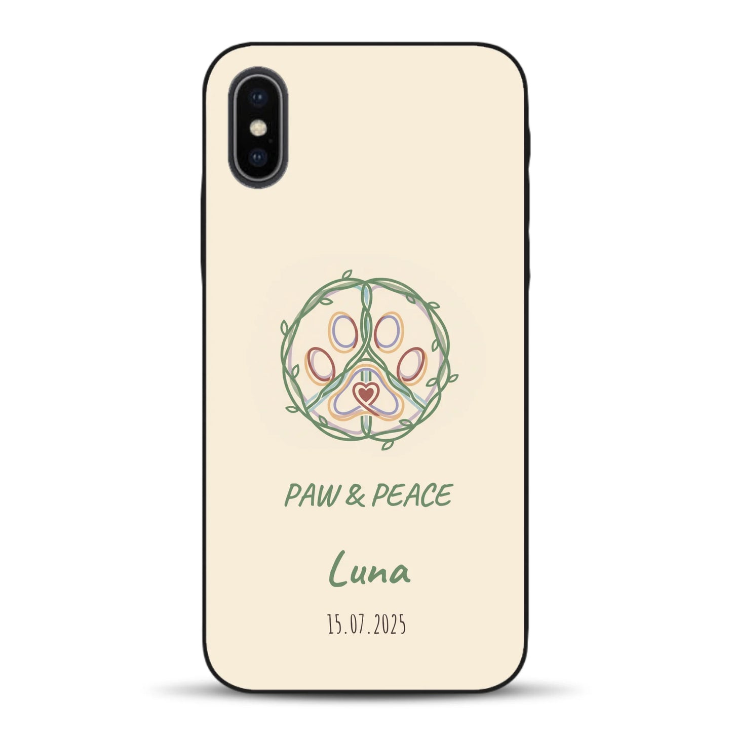 Paw & Peace - Individuelle Handyhülle für iPhone