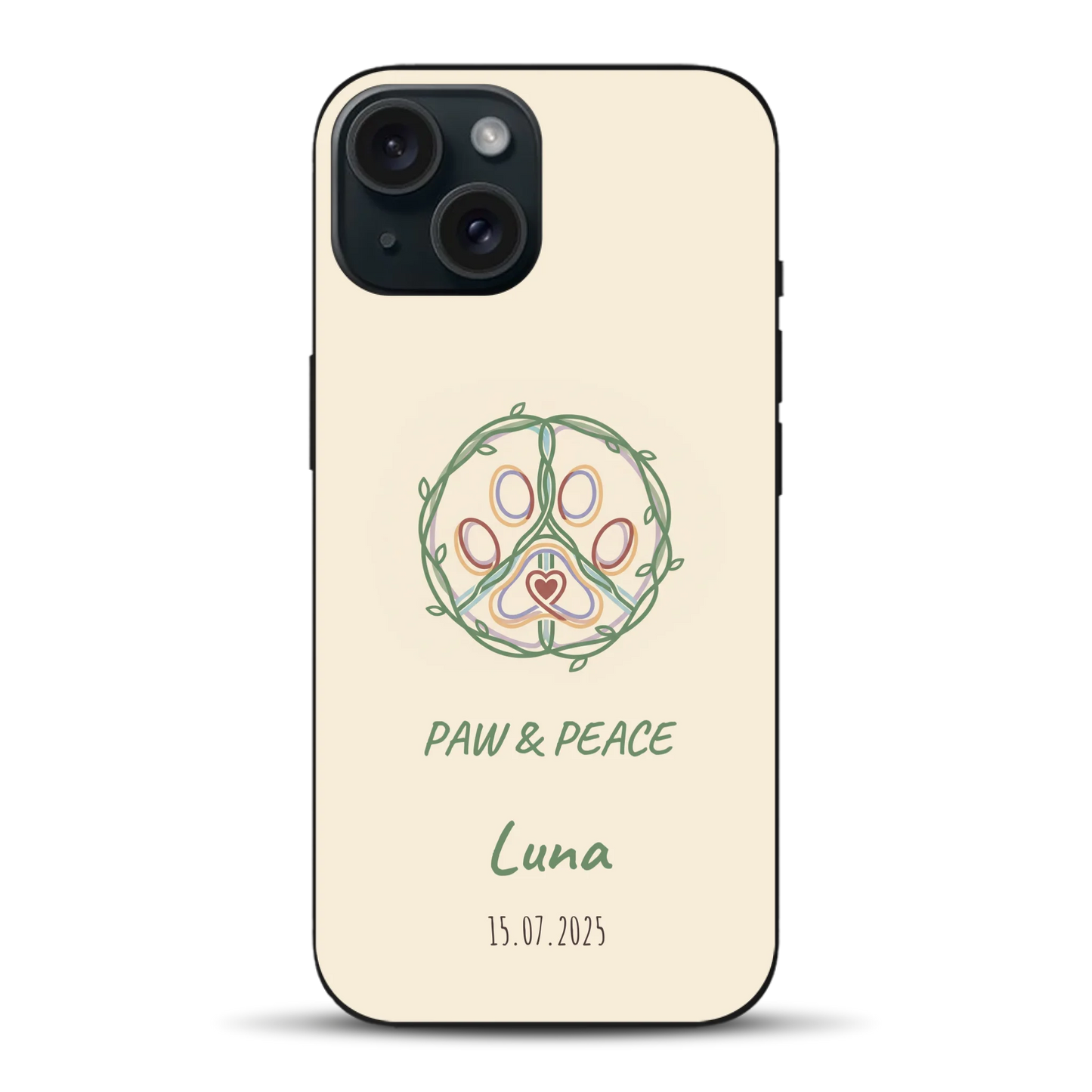 Paw & Peace - Individuelle Handyhülle für iPhone
