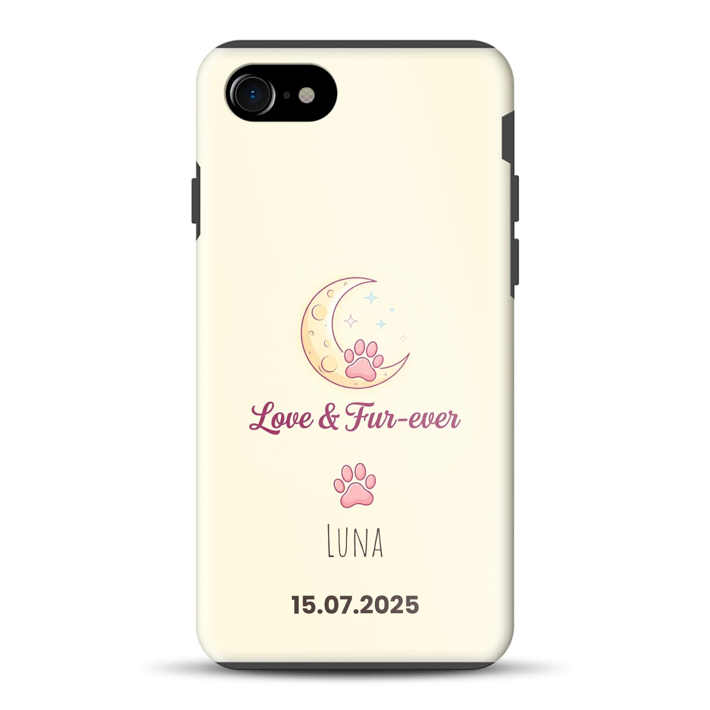 Love & Fur-ever - funda premium personalizada para iPhone