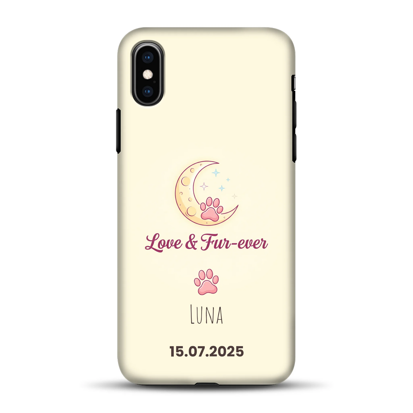Love & Fur-ever - funda premium personalizada para iPhone