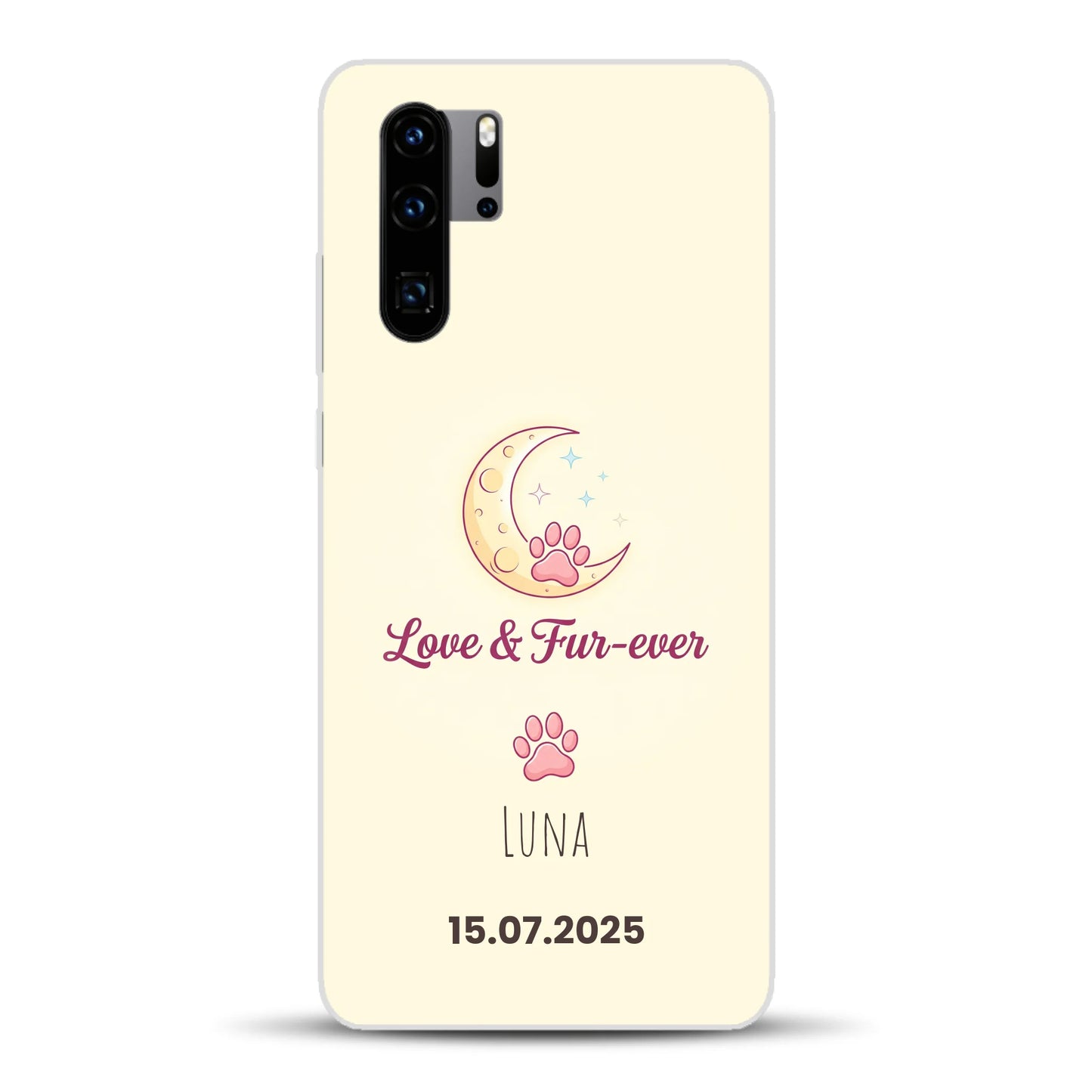 Love & Fur-ever - Individuelle Handyhülle für Huawei