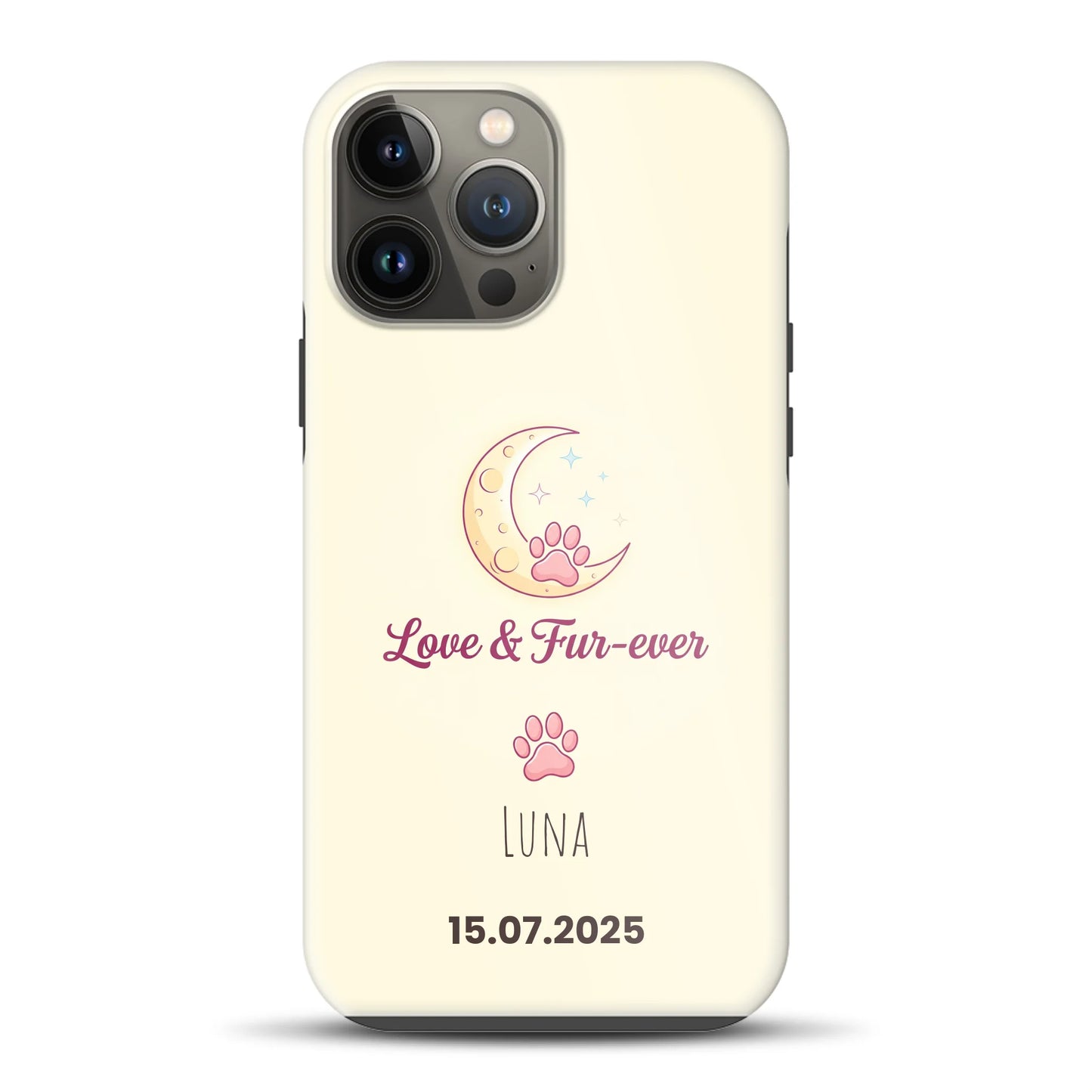 Love & Fur-ever - funda premium personalizada para iPhone