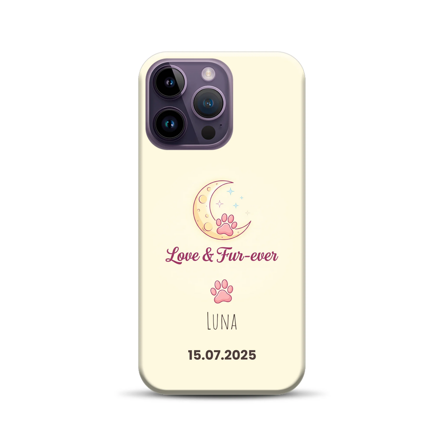 Love & Fur-ever - funda premium personalizada para iPhone