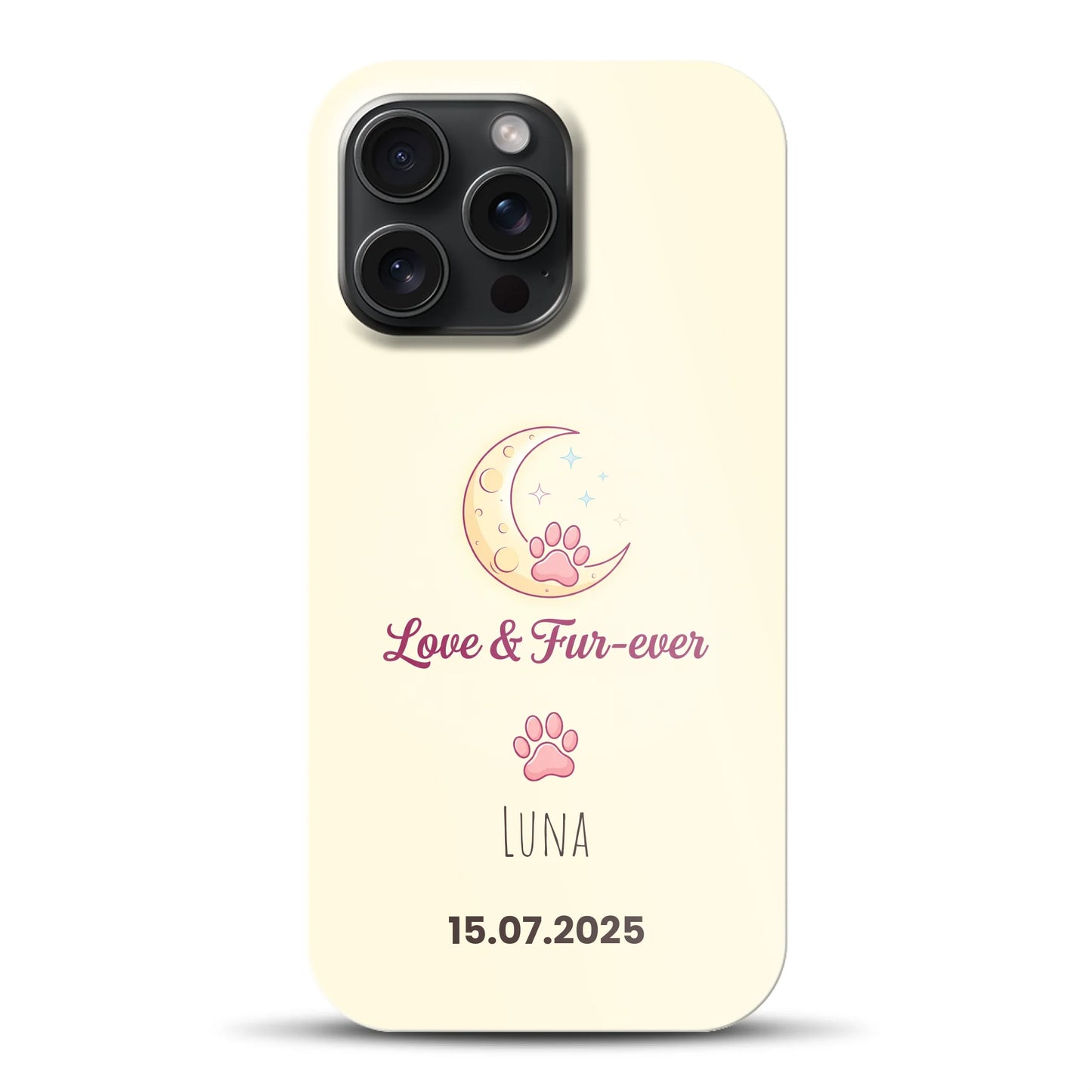 Love & Fur-ever - funda premium personalizada para iPhone