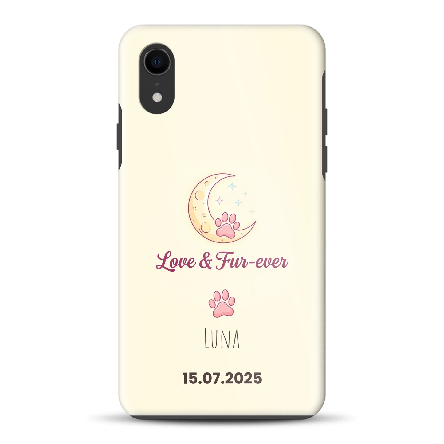 Love & Fur-ever - funda premium personalizada para iPhone
