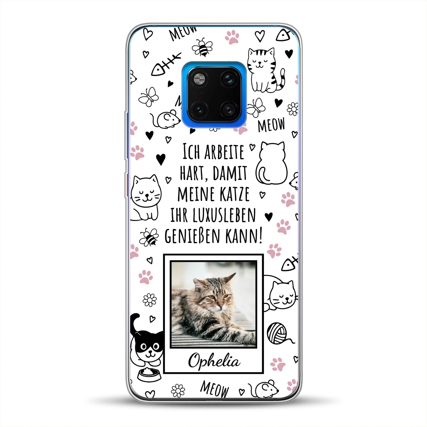 Luxuskatze - Individuelle Handyhülle für Huawei
