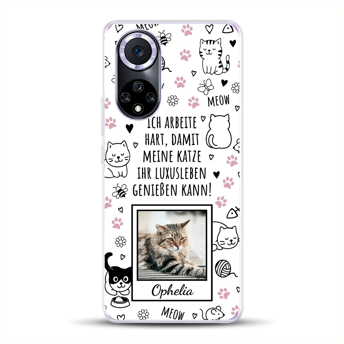 Luxuskatze - Individuelle Handyhülle für Huawei