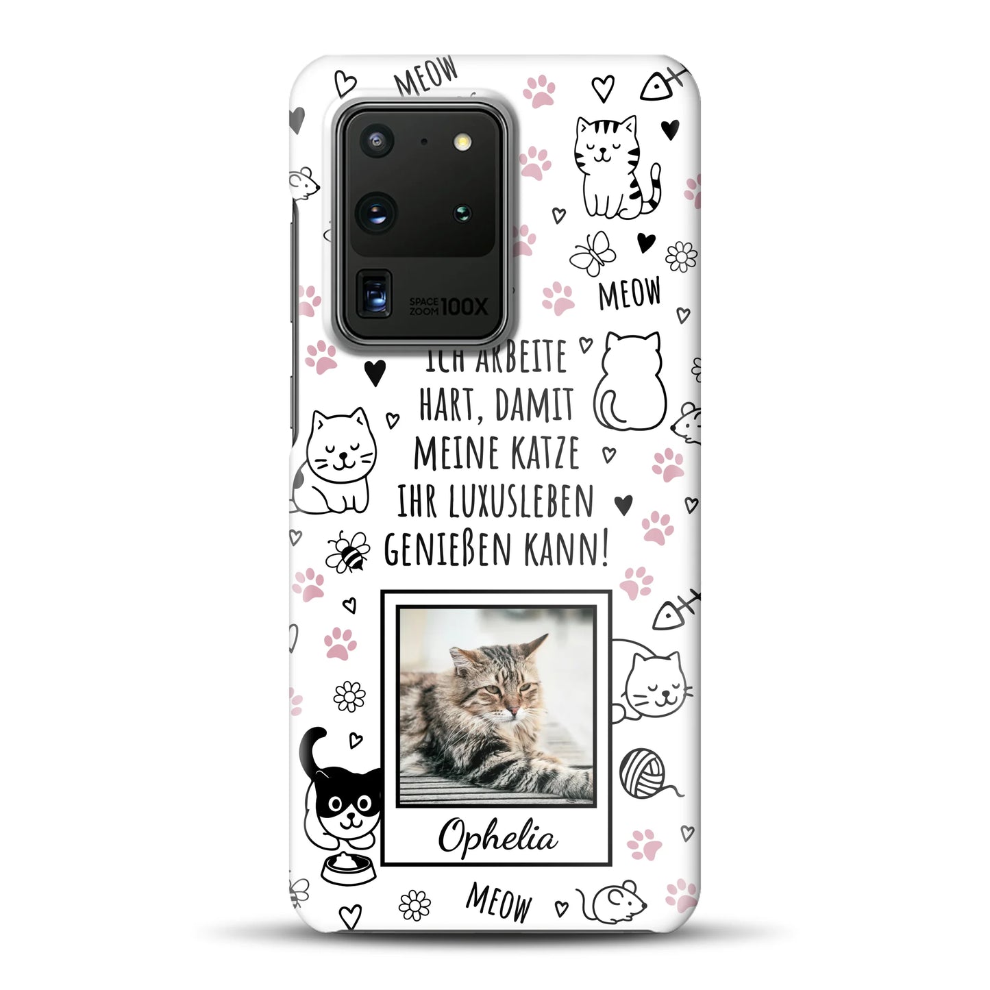 Luxuskatze - Individuelle Hardcase Hülle für Samsung