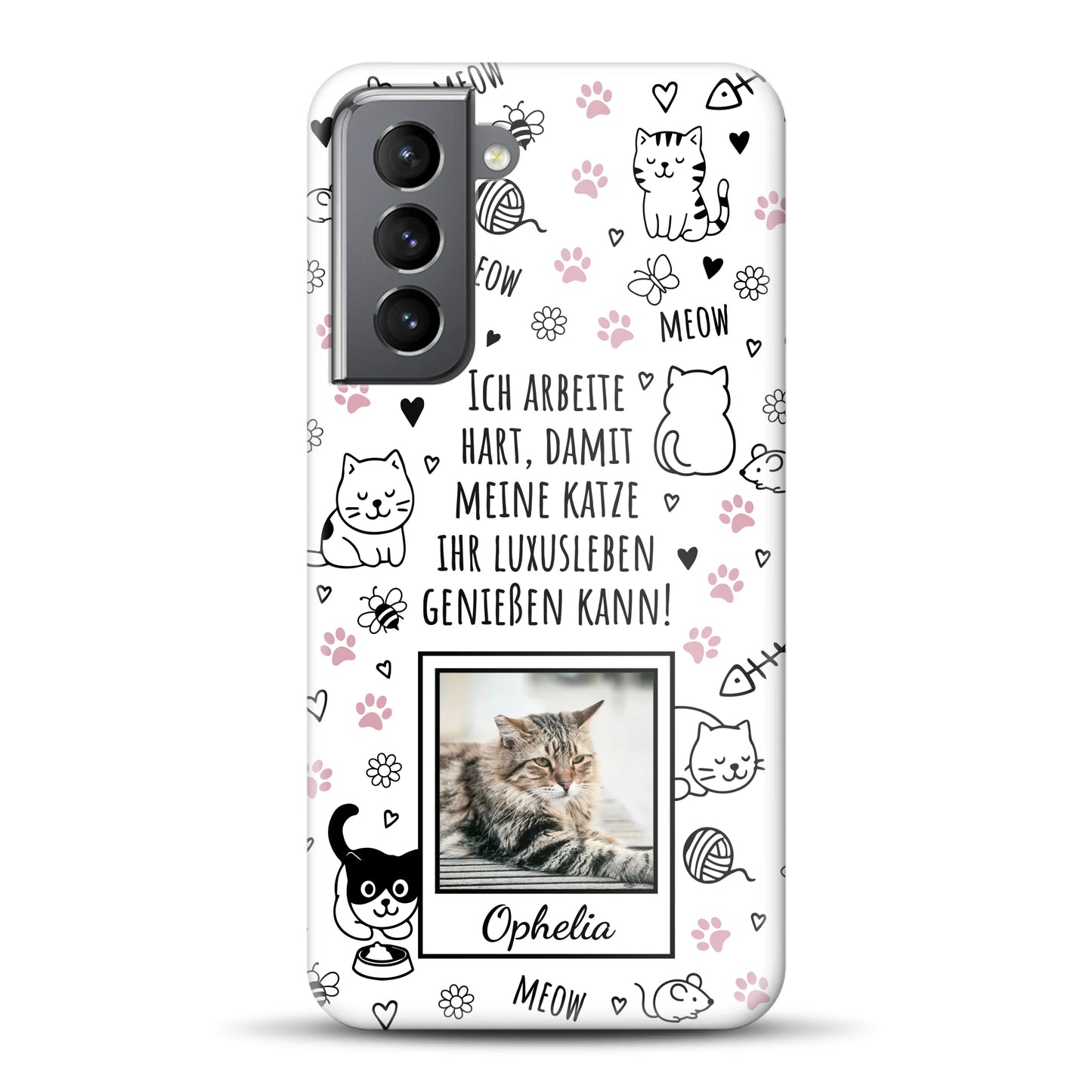 Luxuskatze - Individuelle Hardcase Hülle für Samsung