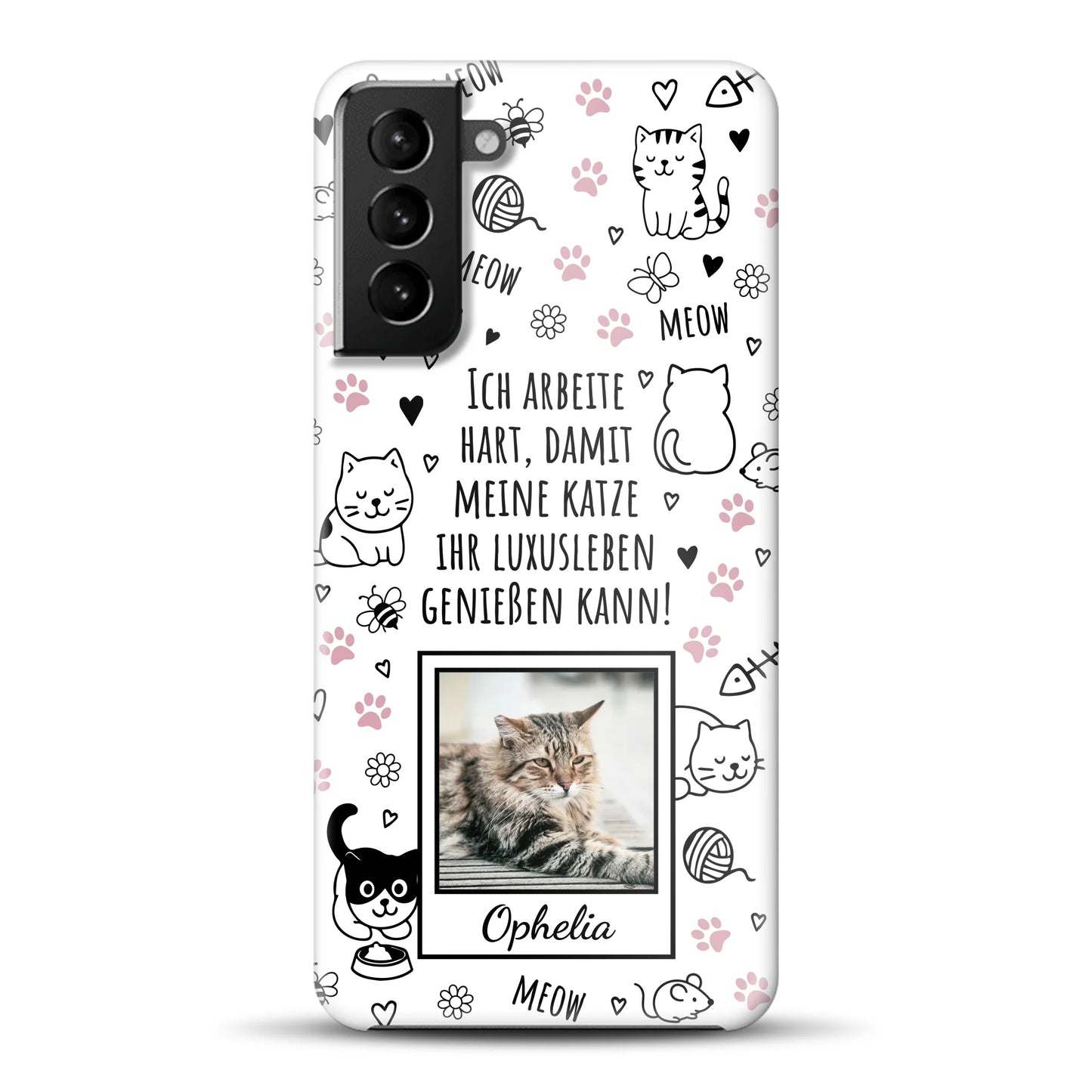 Luxuskatze - Individuelle Hardcase Hülle für Samsung