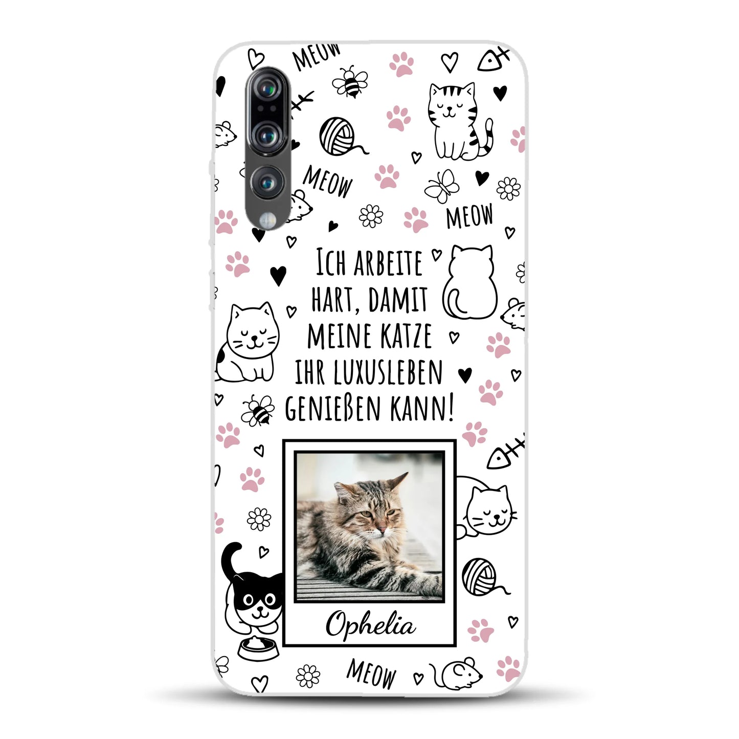 Luxuskatze - Individuelle Handyhülle für Huawei