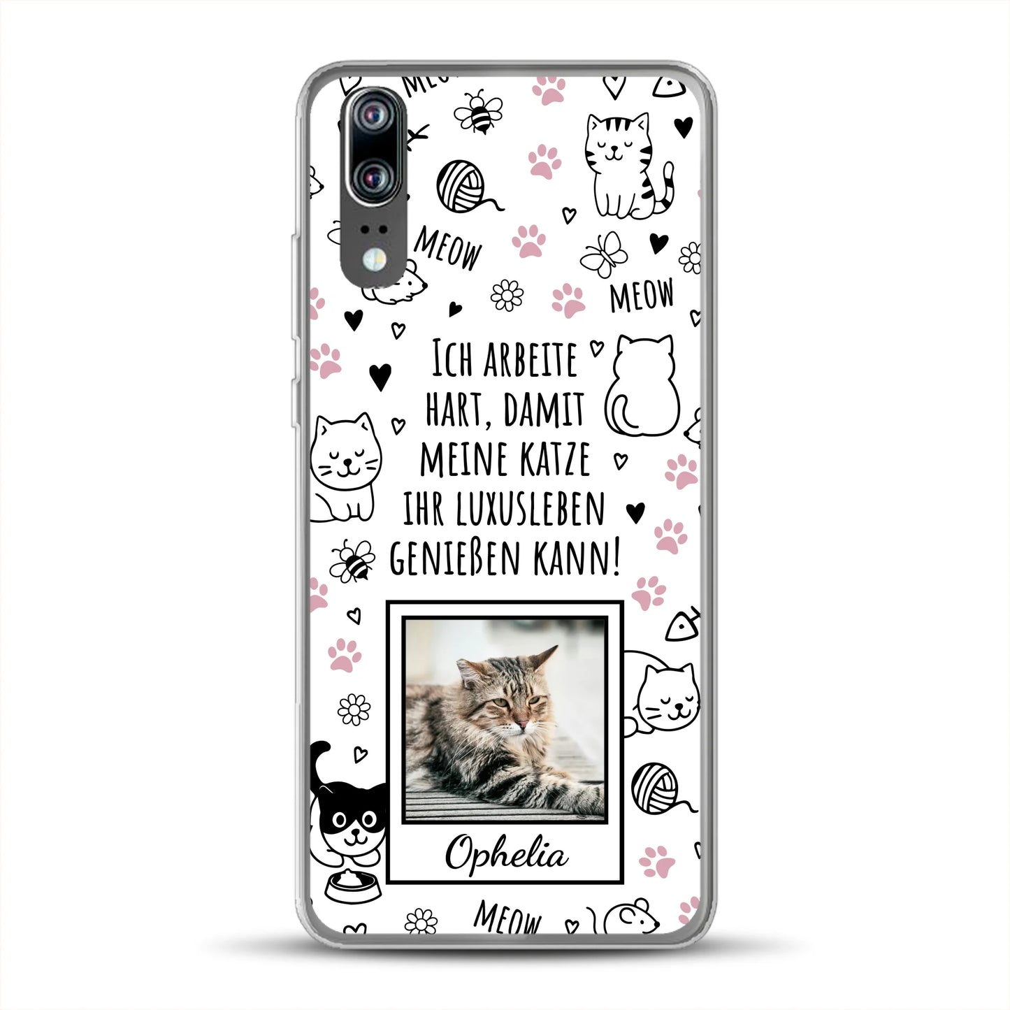 Luxuskatze - Individuelle Handyhülle für Huawei