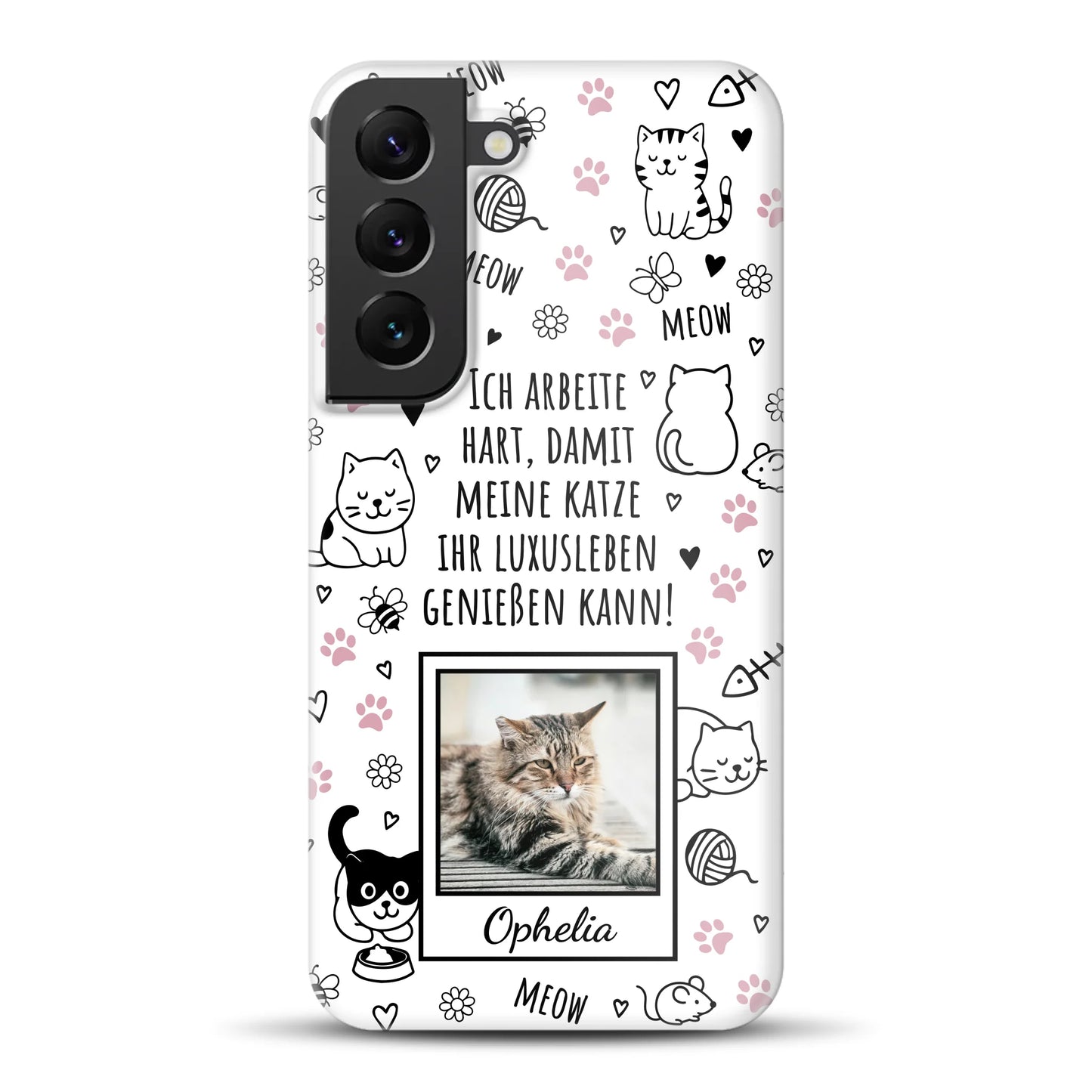 Luxuskatze - Individuelle Hardcase Hülle für Samsung