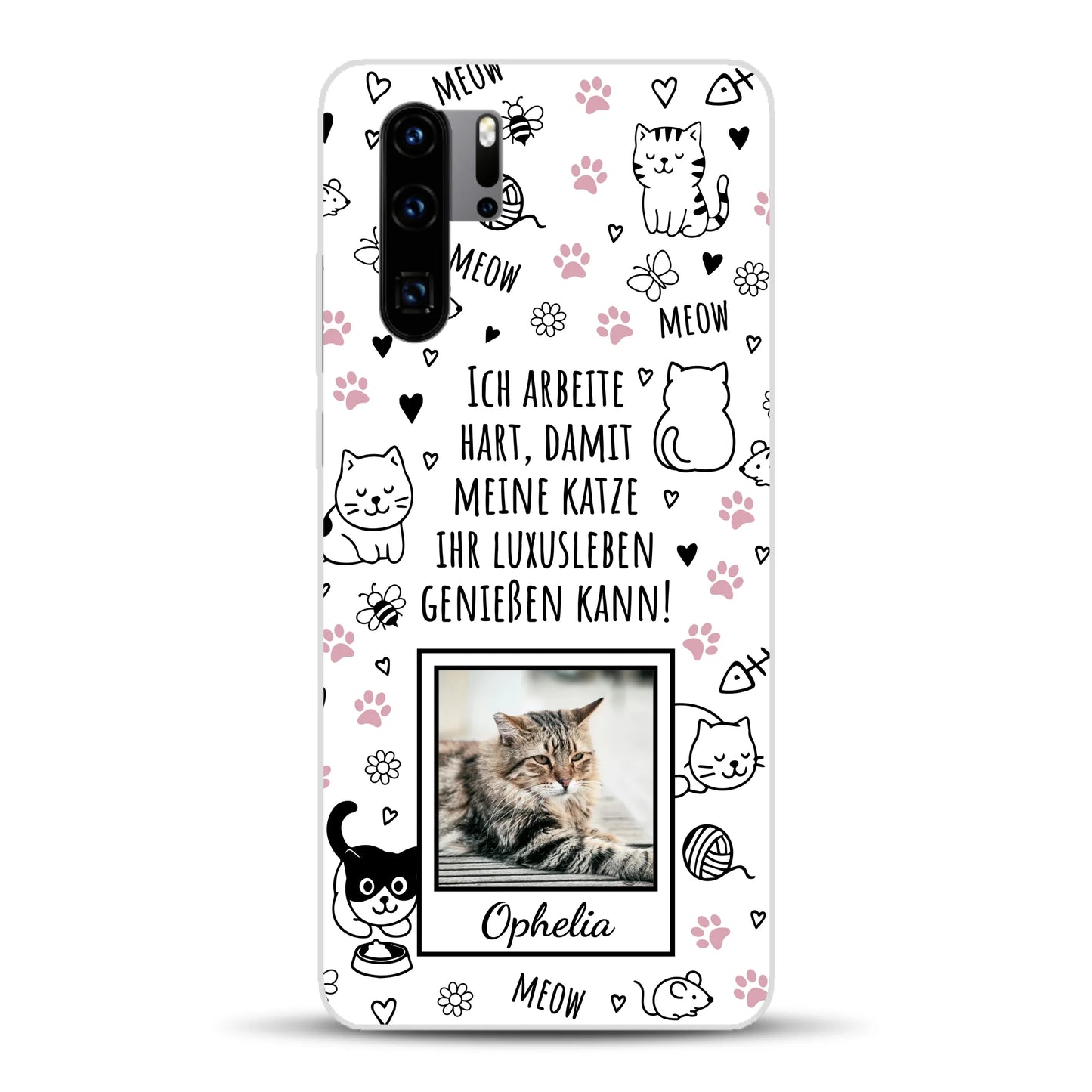 Luxuskatze - Individuelle Handyhülle für Huawei