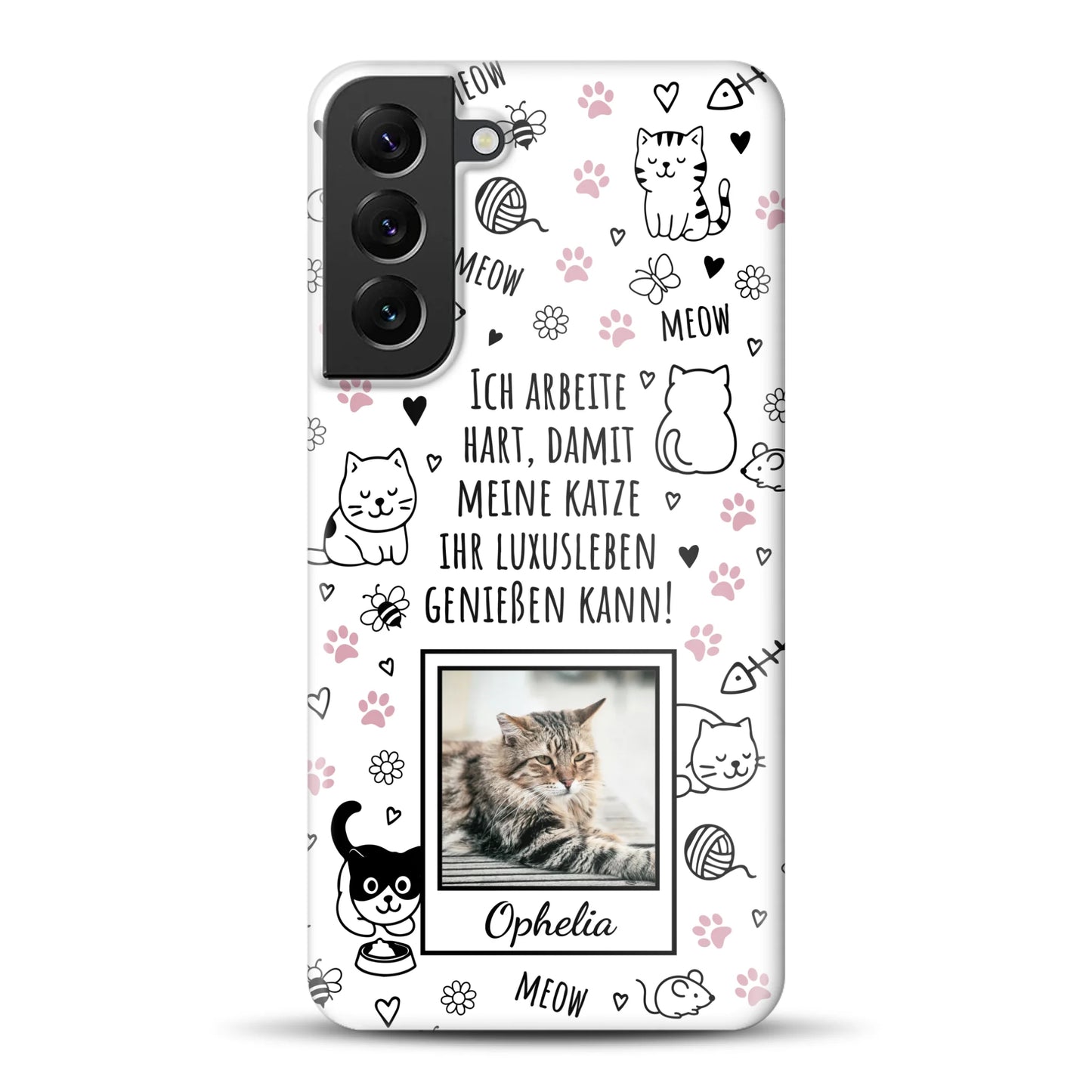 Luxuskatze - Individuelle Hardcase Hülle für Samsung
