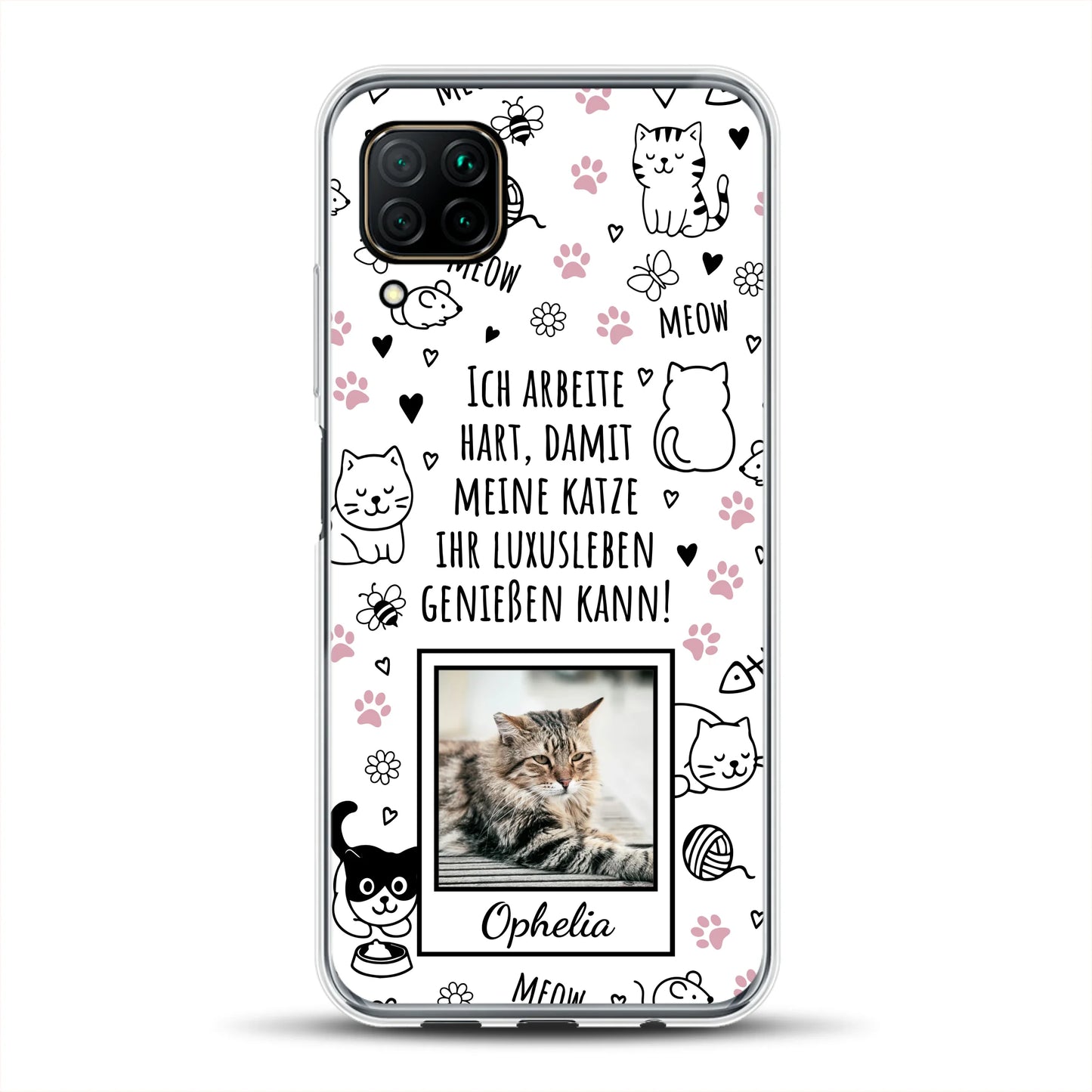 Luxuskatze - Individuelle Handyhülle für Huawei