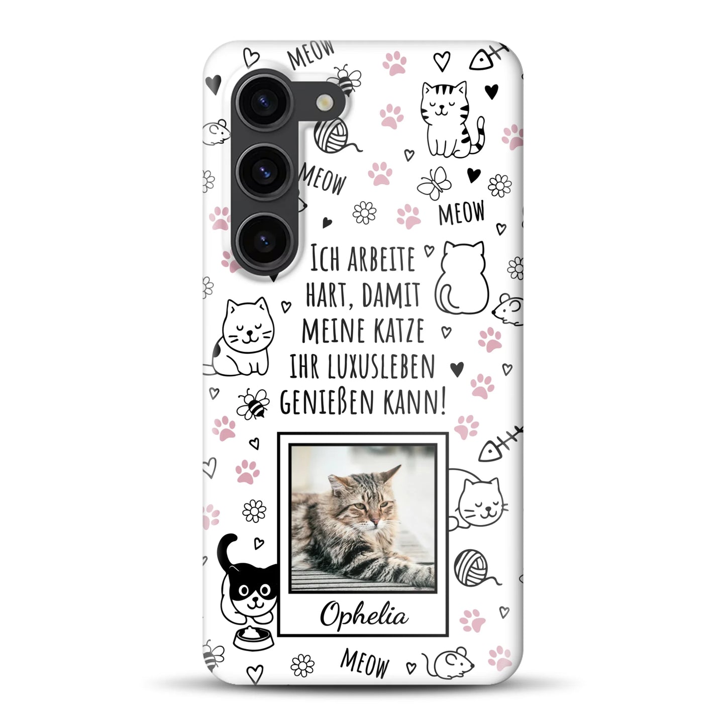 Luxuskatze - Individuelle Hardcase Hülle für Samsung
