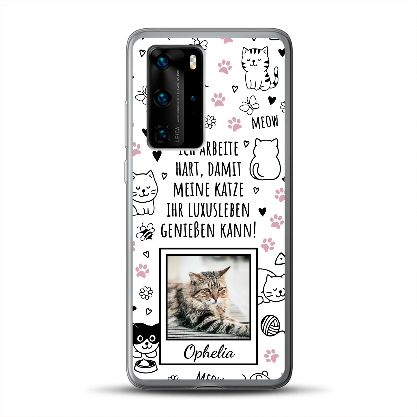Luxuskatze - Individuelle Handyhülle für Huawei