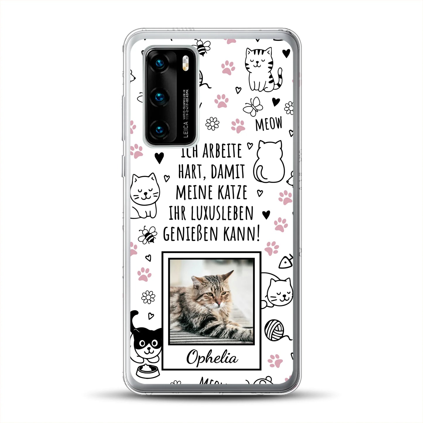 Luxuskatze - Individuelle Handyhülle für Huawei