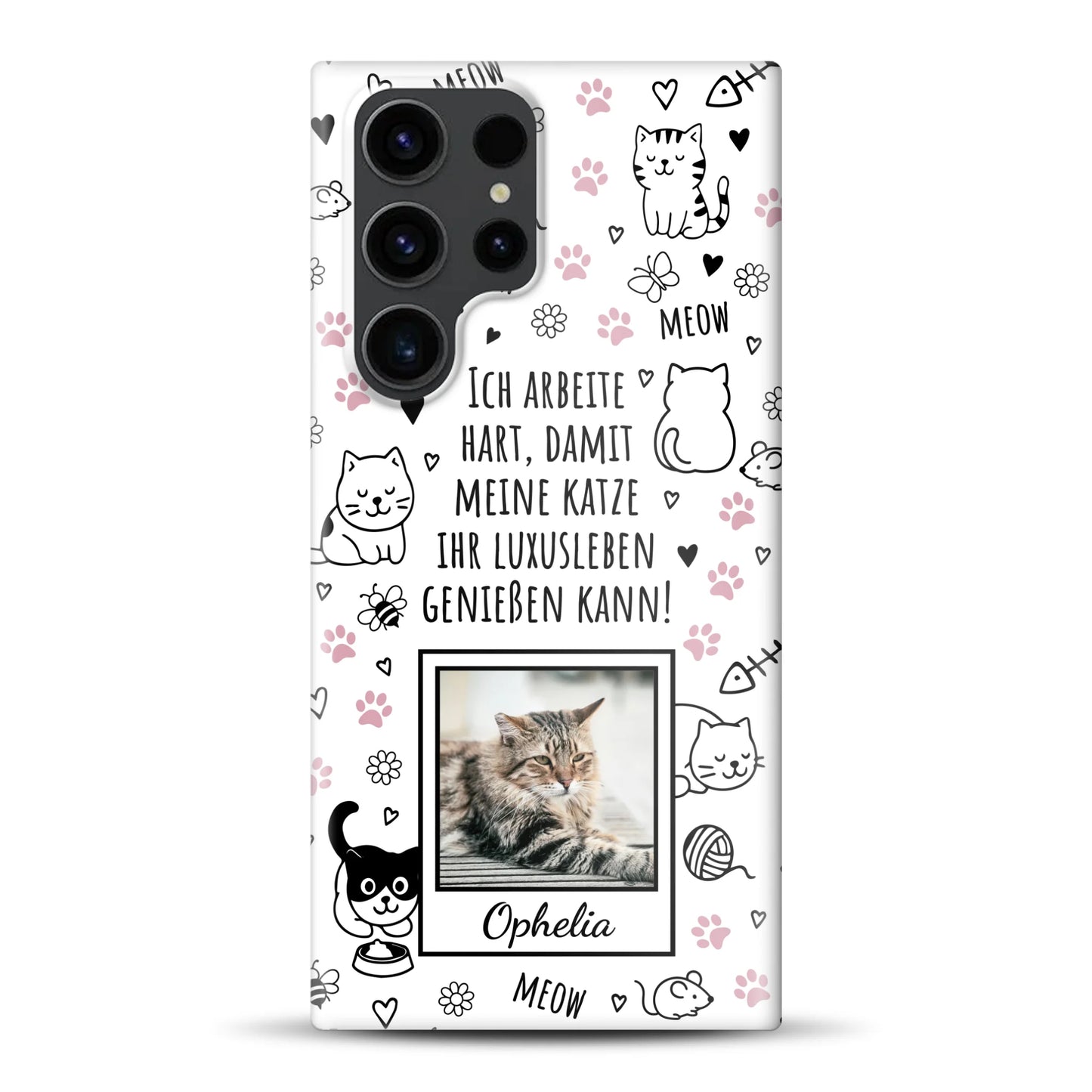 Luxuskatze - Individuelle Hardcase Hülle für Samsung