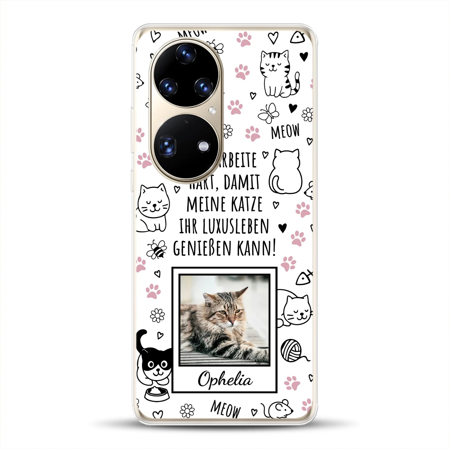 Luxuskatze - Individuelle Handyhülle für Huawei