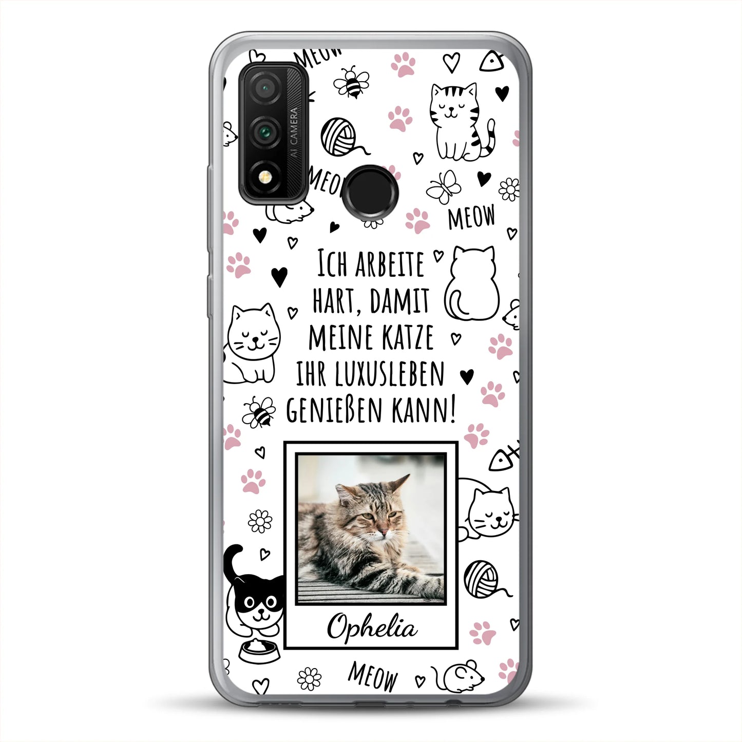 Luxuskatze - Individuelle Handyhülle für Huawei