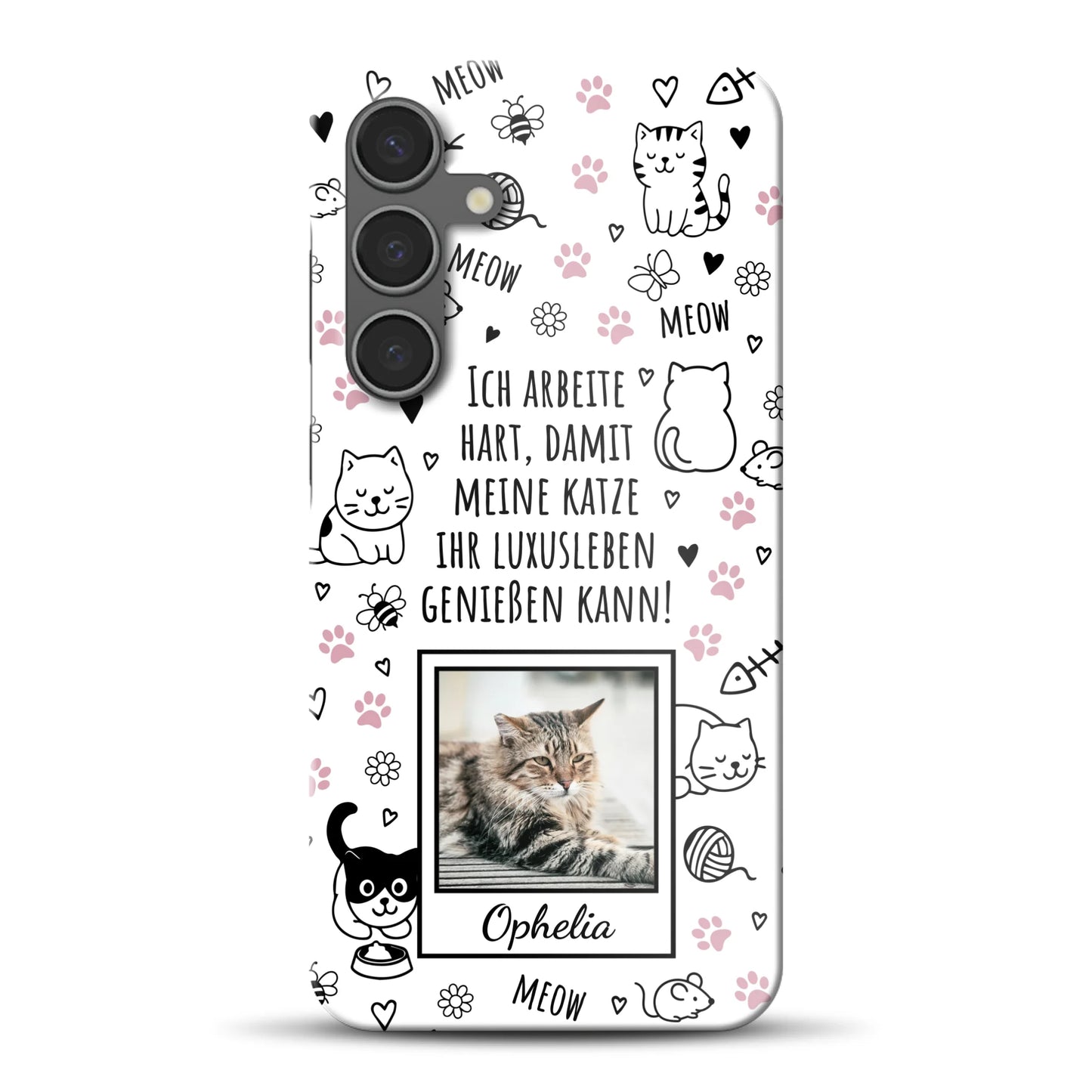 Luxuskatze - Individuelle Hardcase Hülle für Samsung