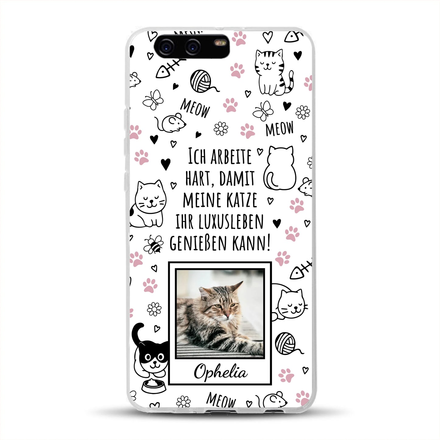 Luxuskatze - Individuelle Handyhülle für Huawei