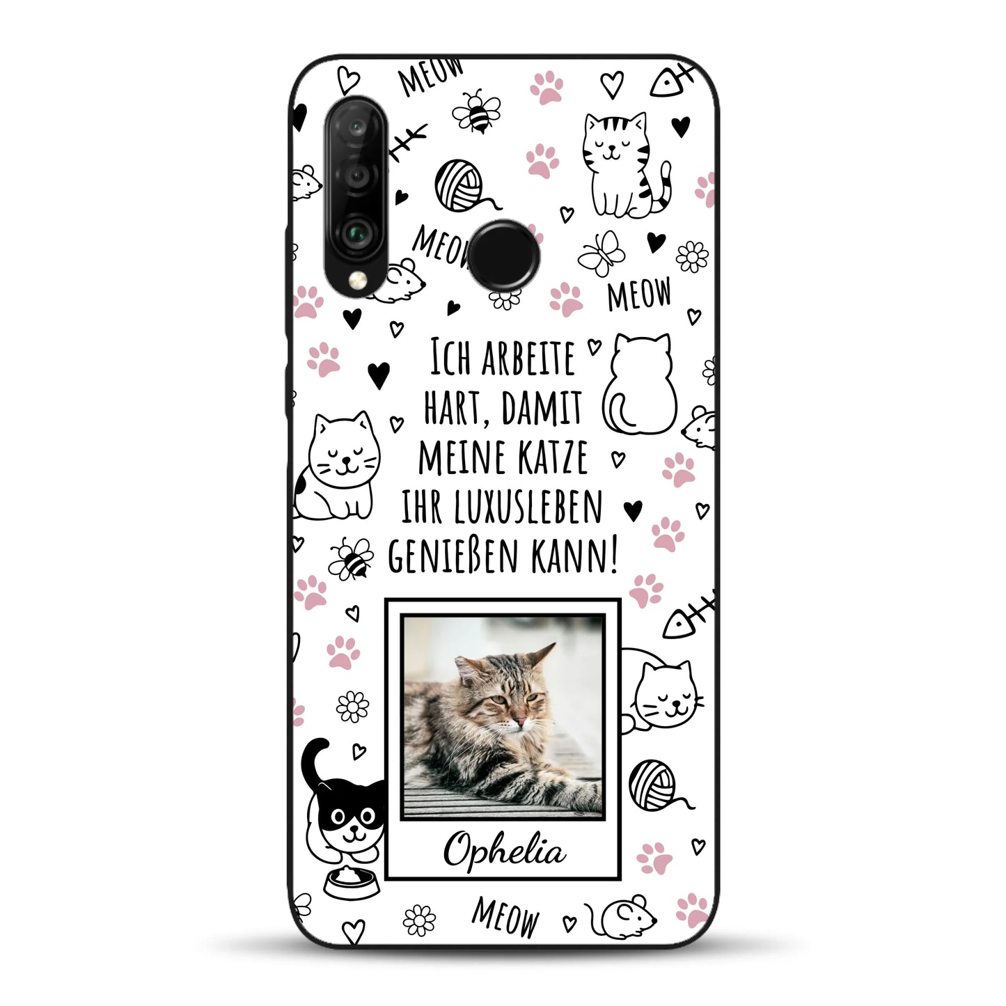 Luxuskatze - Individuelle Handyhülle für Huawei
