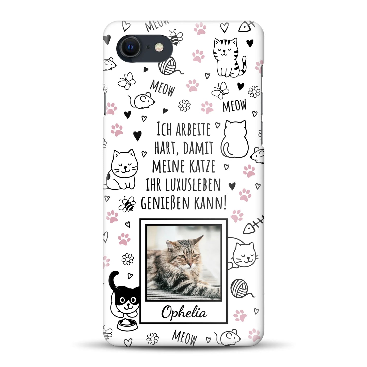 Luxuskatze - Individuelle Hardcase Hülle für iPhone