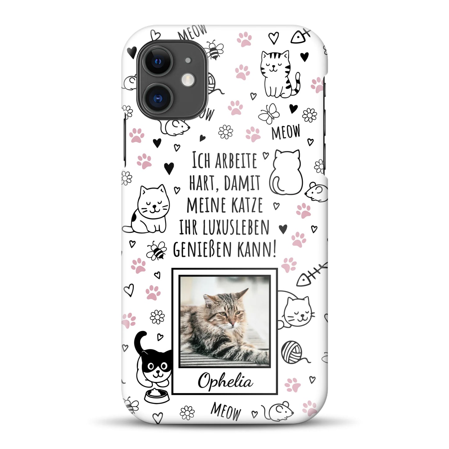 Luxuskatze - Individuelle Hardcase Hülle für iPhone