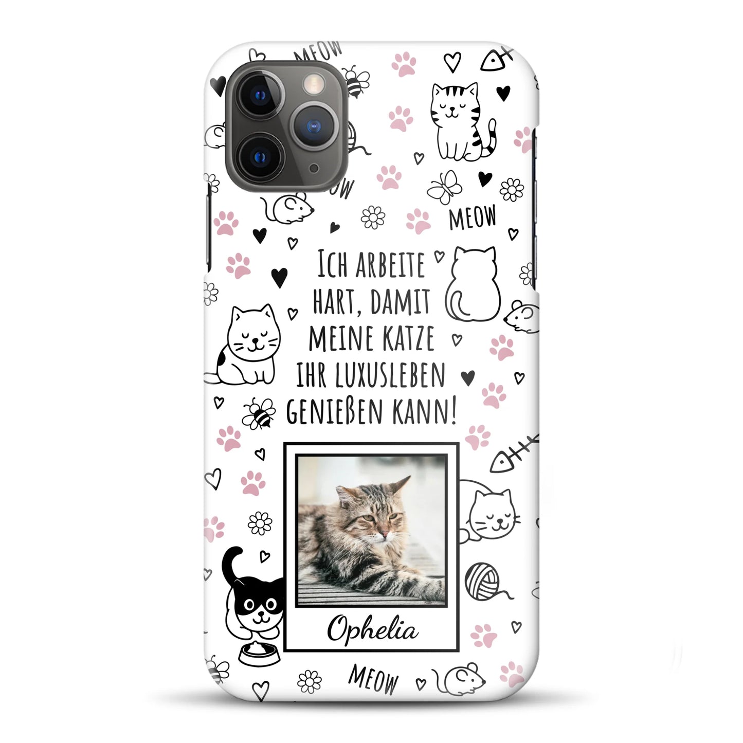 Luxuskatze - Individuelle Hardcase Hülle für iPhone