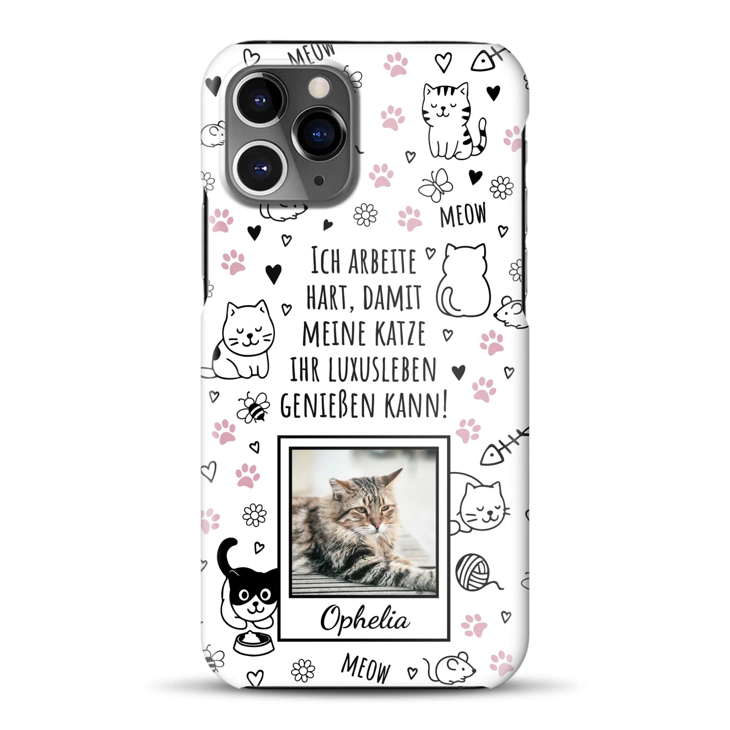 Luxuskatze - Individuelle Hardcase Hülle für iPhone